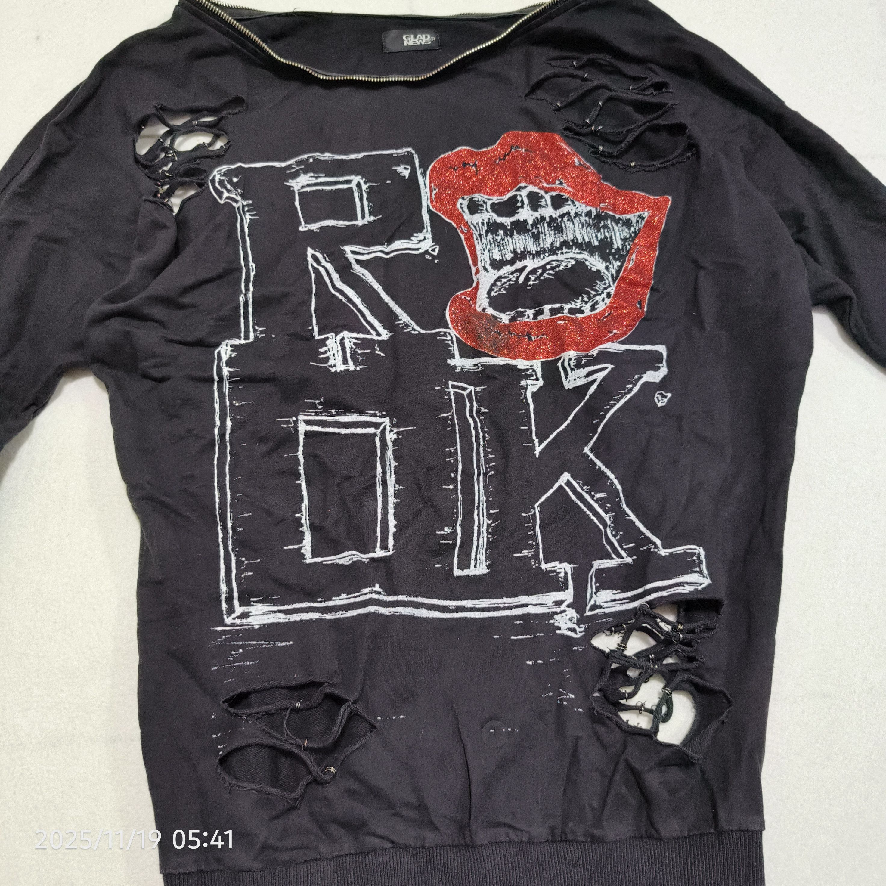 Japanese Brand Glad news Punk Rock Sedition Shirt Hysteric LGB inspired Size US L / EU 52-54 / 3 - 2 Thumbnail