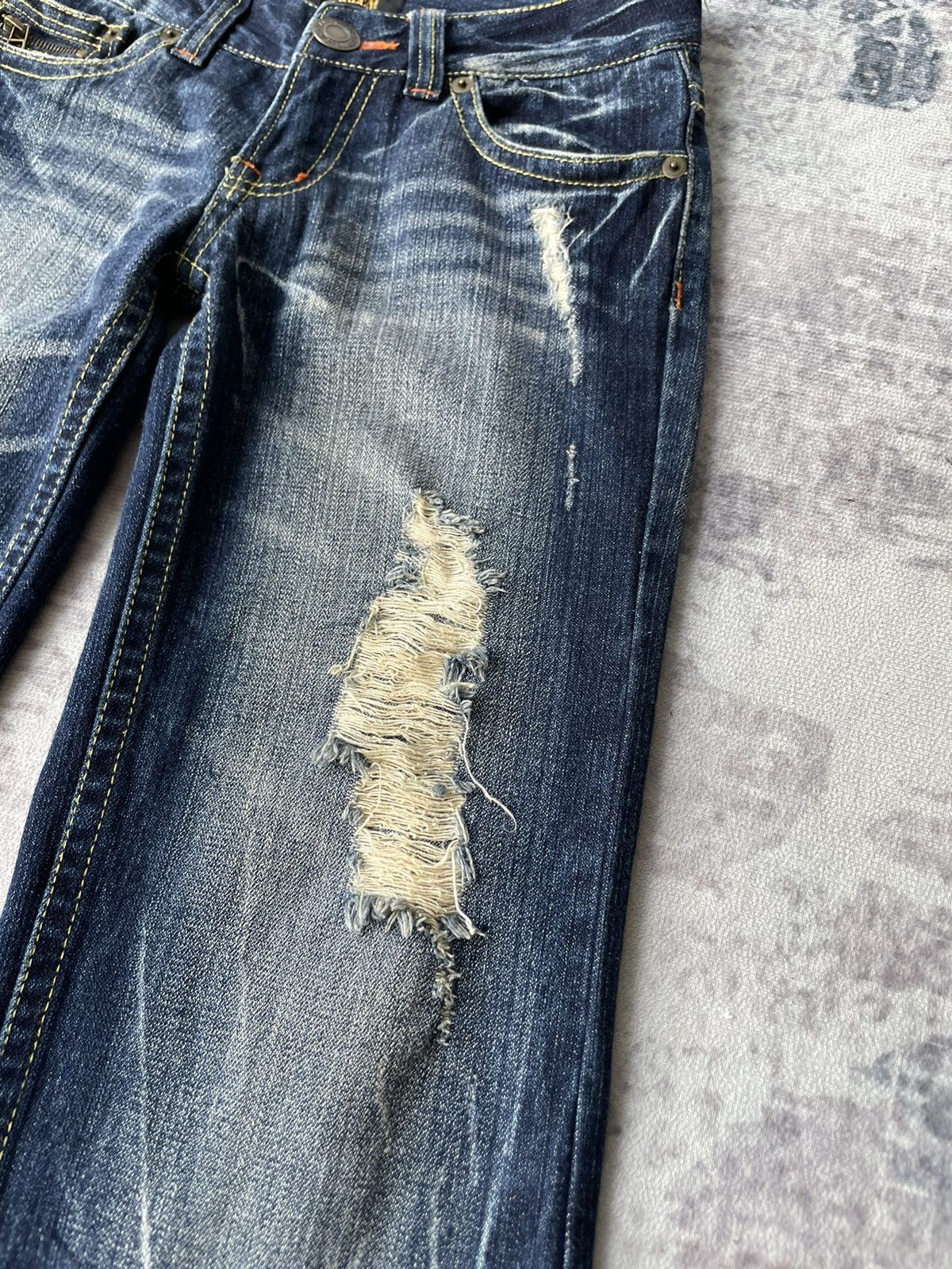 If Six Was Nine Ghost of Harlem Flared Jeans Size US 28 / EU 44 - 6 Thumbnail