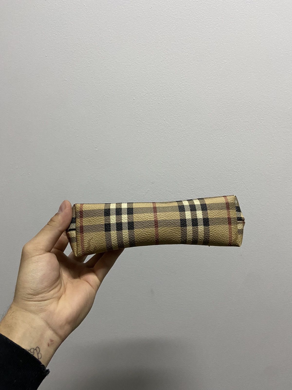 Burberry × Vintage Burberry Small Bag Vintage Nova Check Logo Luxury Size ONE SIZE - 3 Thumbnail