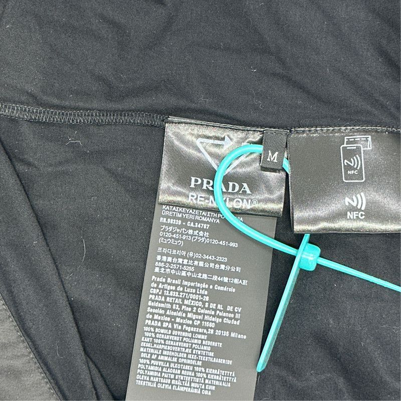 Prada Prada Black Short Sleeve TShirt with Logo-2506 Size US M / EU 48-50 / 2 - 3 Thumbnail
