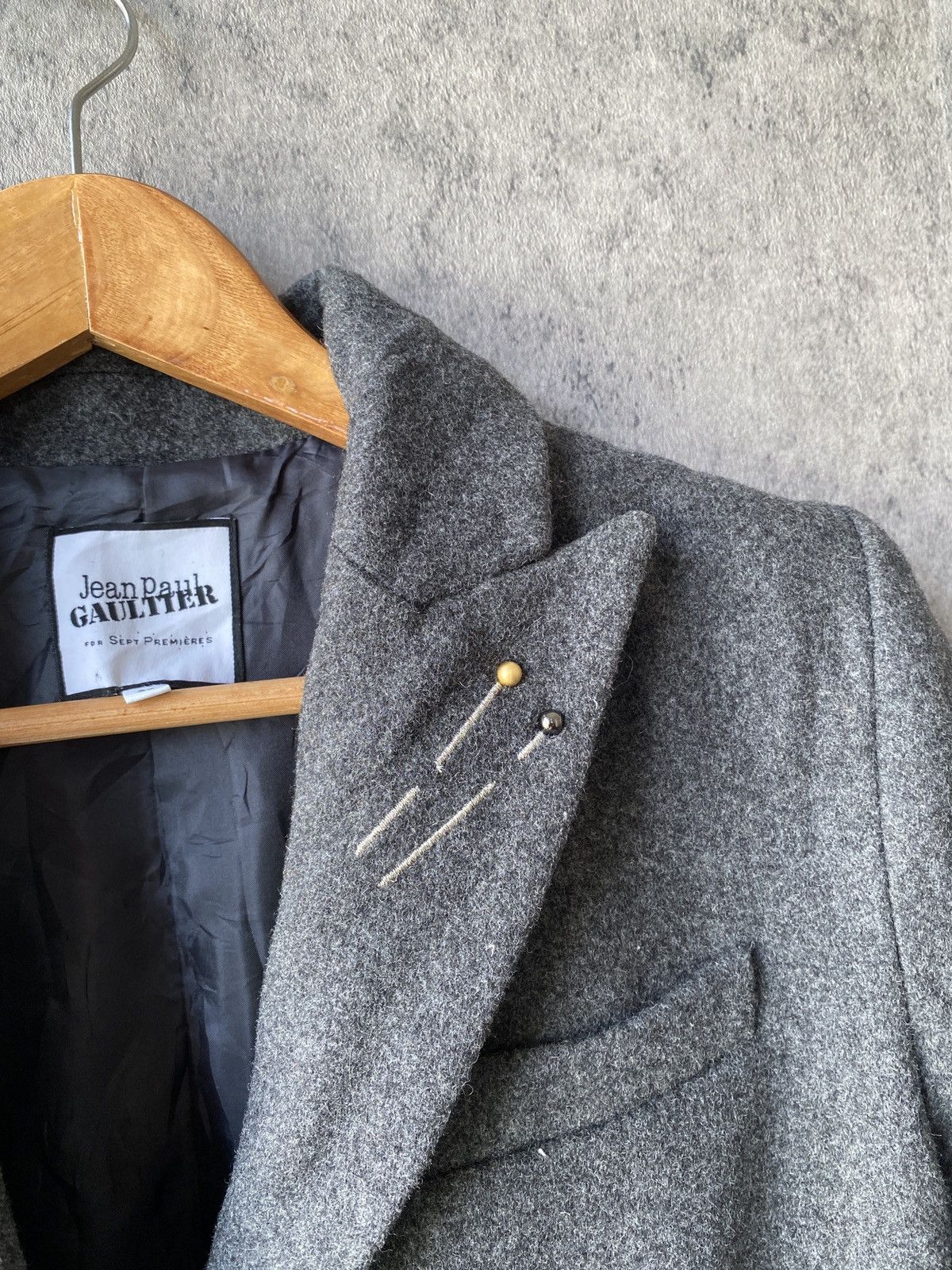 Jean Paul Gaultier Jean Paul Gaultier Wool Long Coat Size M / US 6-8 / IT 42-44 - 11 Thumbnail