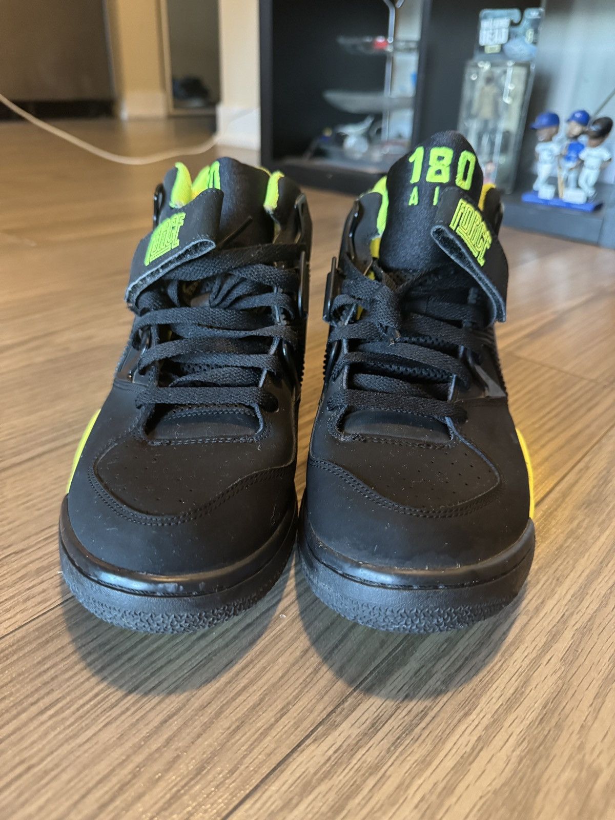Nike Nike Air Force 180 ‘Black Volt” 2012 Size US 11.5 / EU 44-45 - 2 Thumbnail