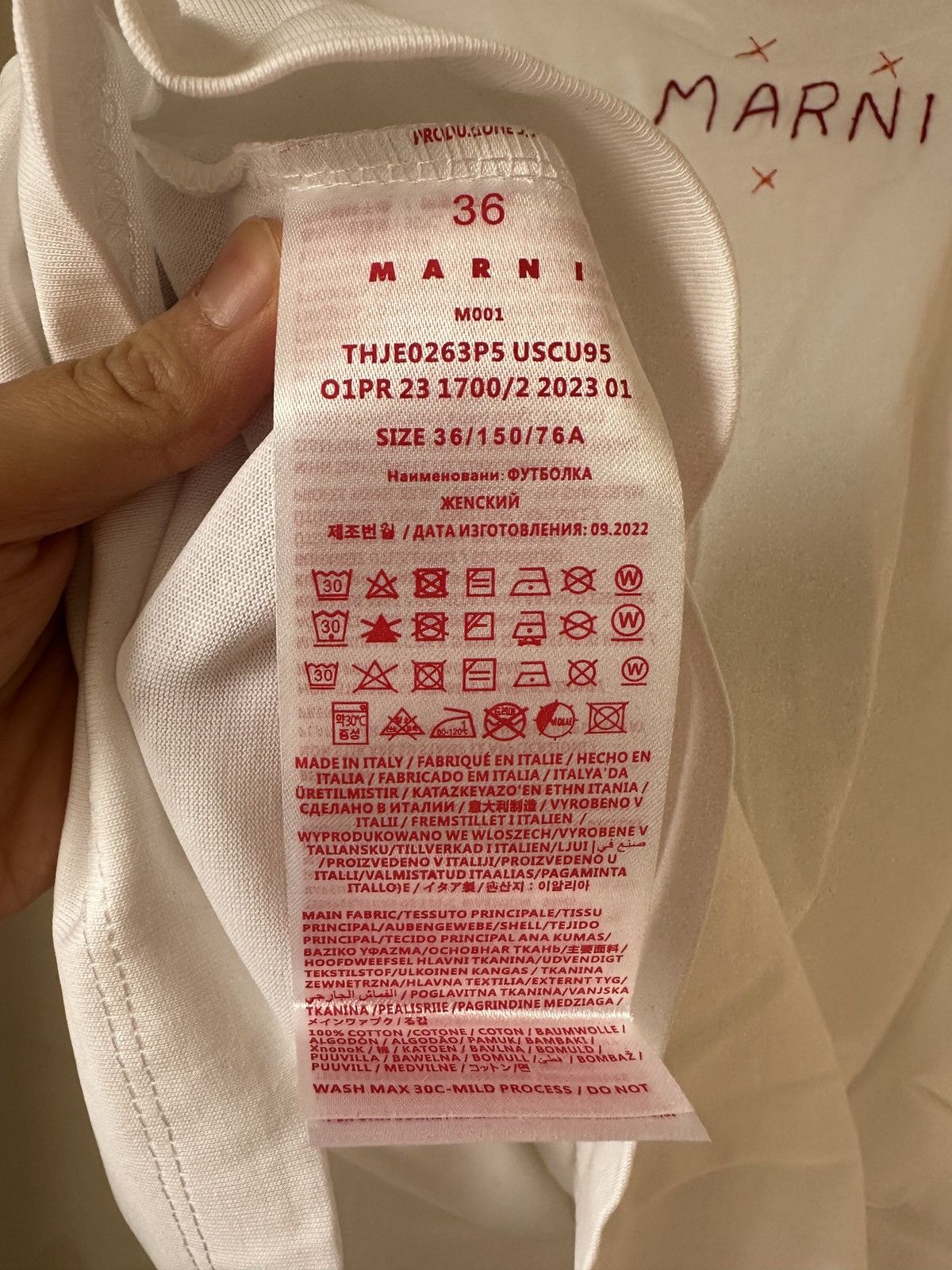 Marni Marni T-shirt Size XS / US 0-2 / IT 36-38 - 6 Thumbnail
