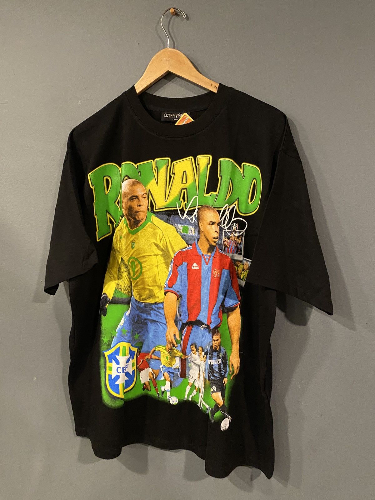 Rosario Ronaldo R9 Bootleg Football Rap T-Shirt