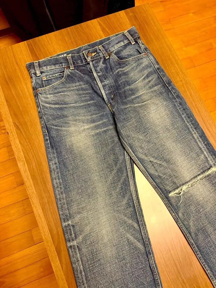 Celine Celine by Hedi 22SS Single Cut Distressed Straight Leg Deni Size US 28 / EU 44 - 2 Thumbnail