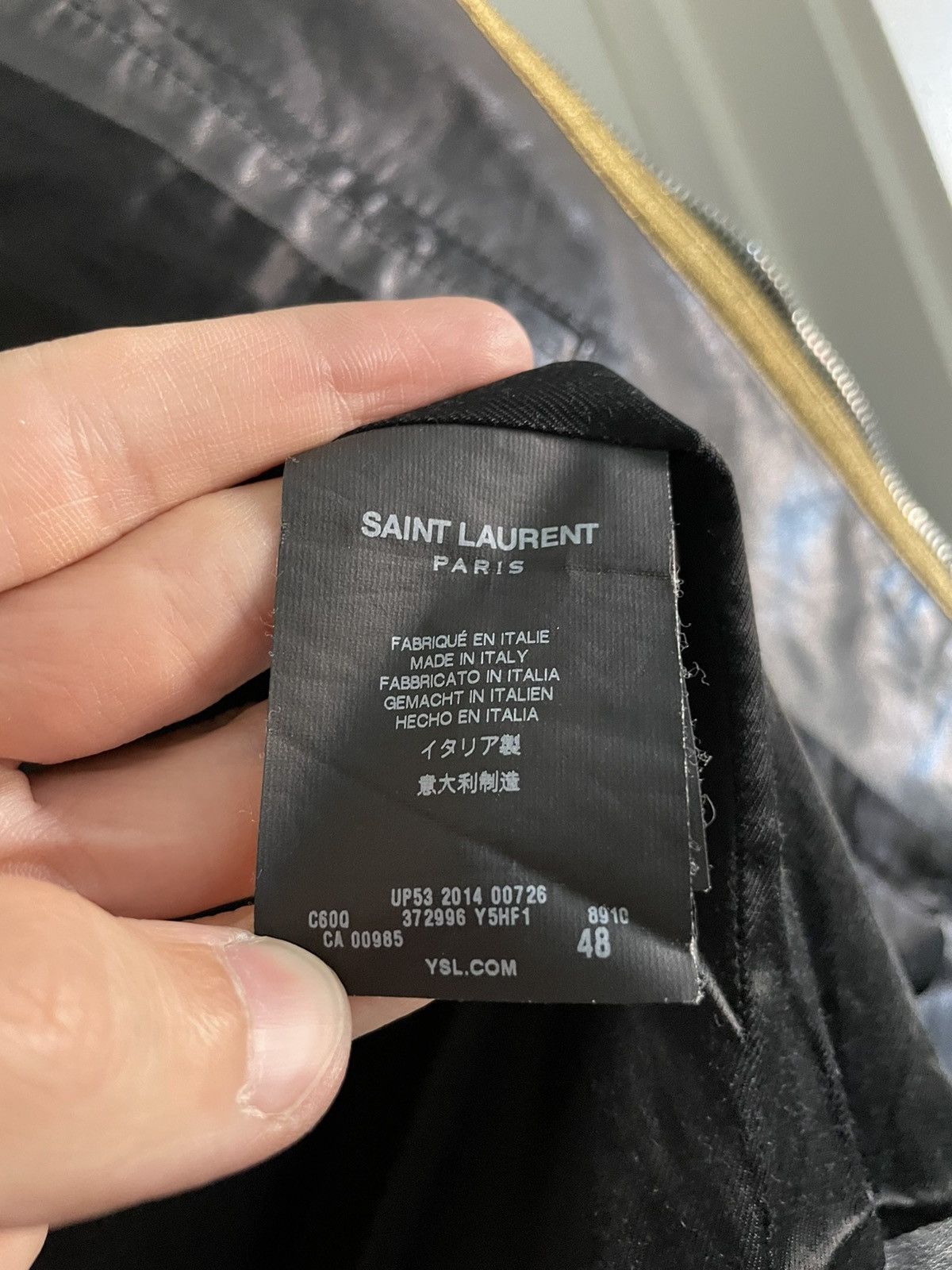 Saint Laurent Paris Saint Laurent SS15 Embroidered Biker Jacket Size US M / EU 48-50 / 2 - 10 Thumbnail