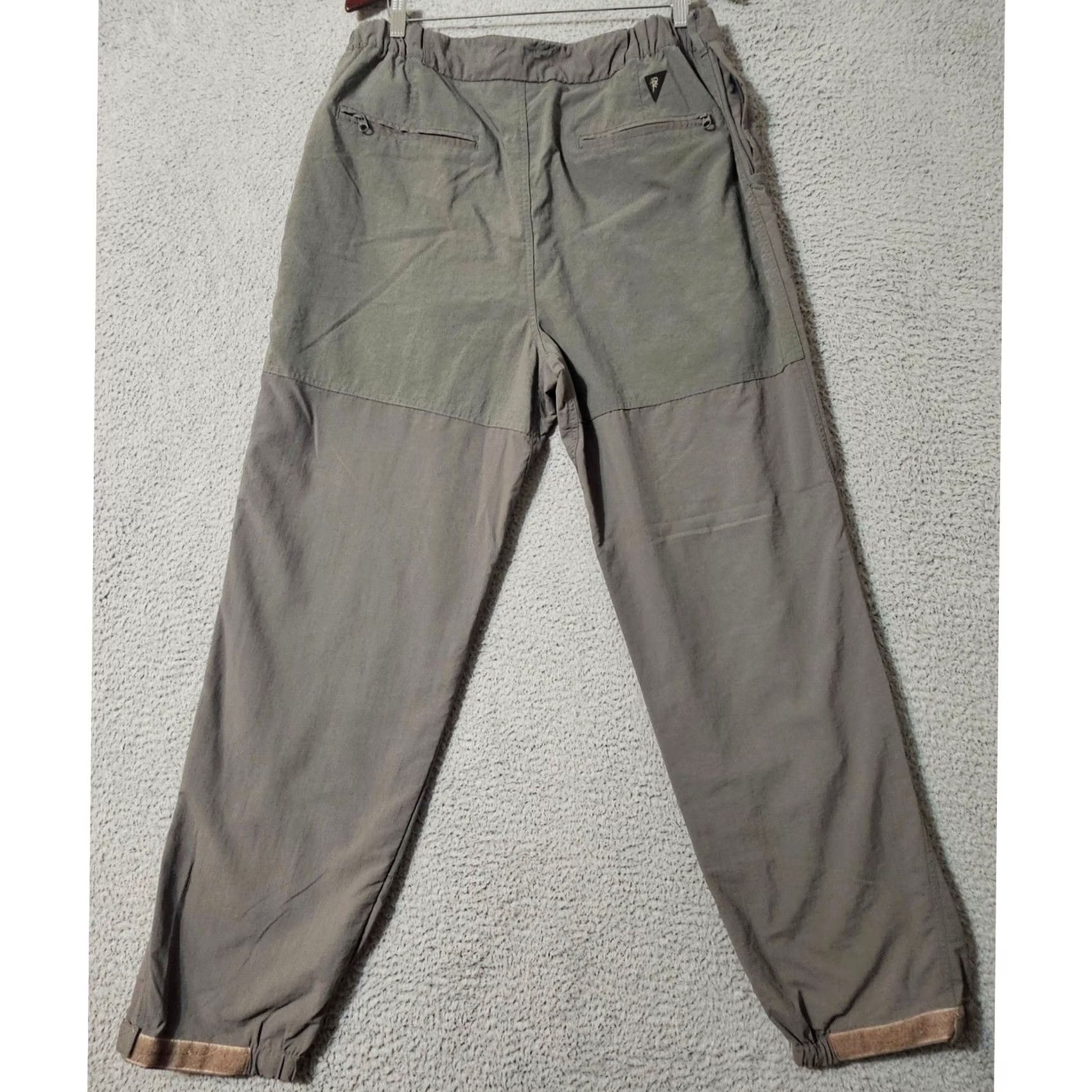 Rails Rail Riders Pants Men's Large 32" Gray Technical Hiking Gorpcore Nylon Size US 33 - 2 Thumbnail