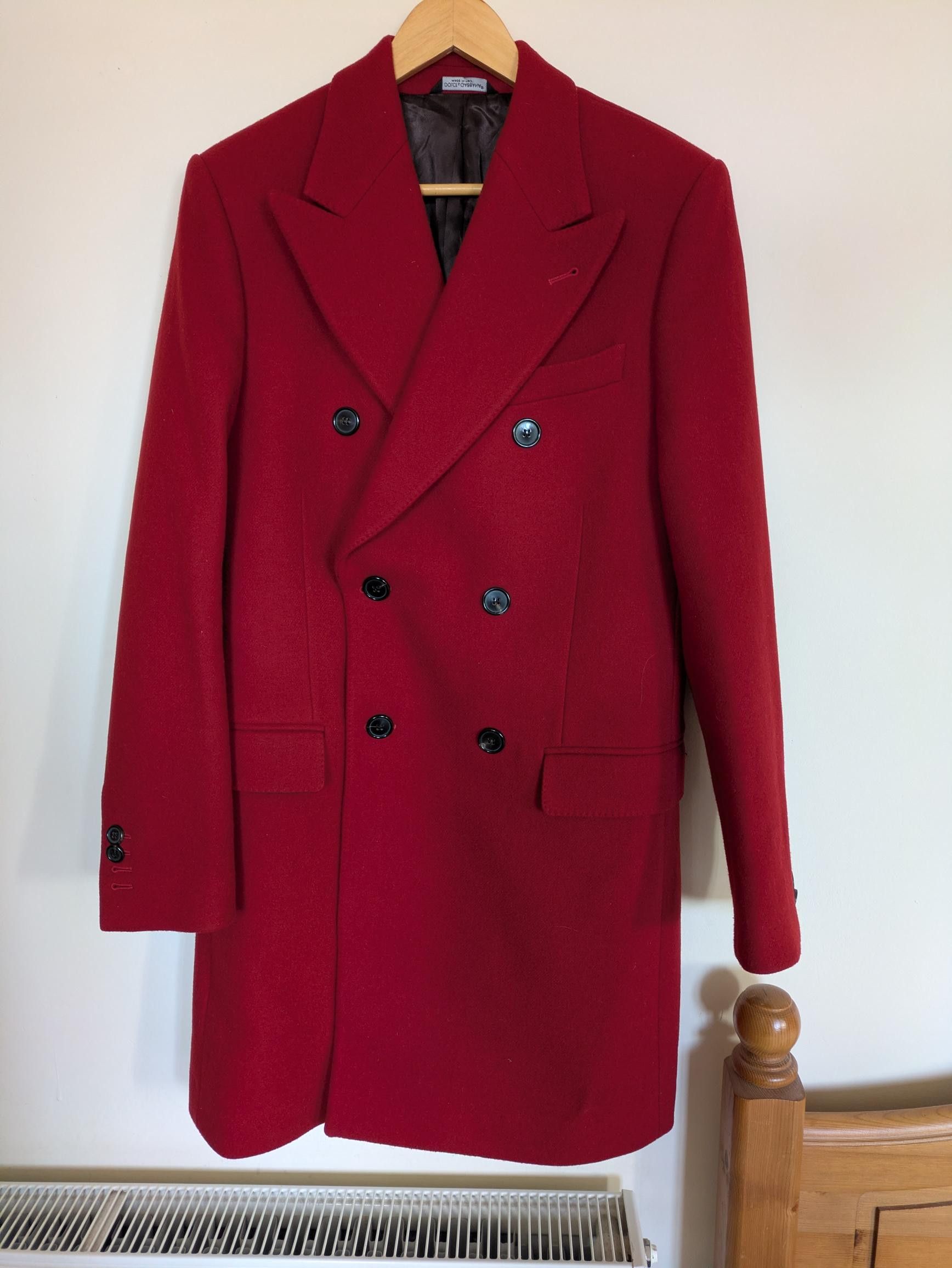 Dolce & Gabbana Dolce & Gabana Sicilia Red Coat Size US M / EU 48-50 / 2 - 1 Thumbnail