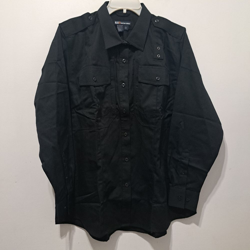 5.11 5.11 Tactical Series Patrol Duty Uniform B Class Shirt Black Size XL / US 12-14 / IT 48-50 - 5 Thumbnail