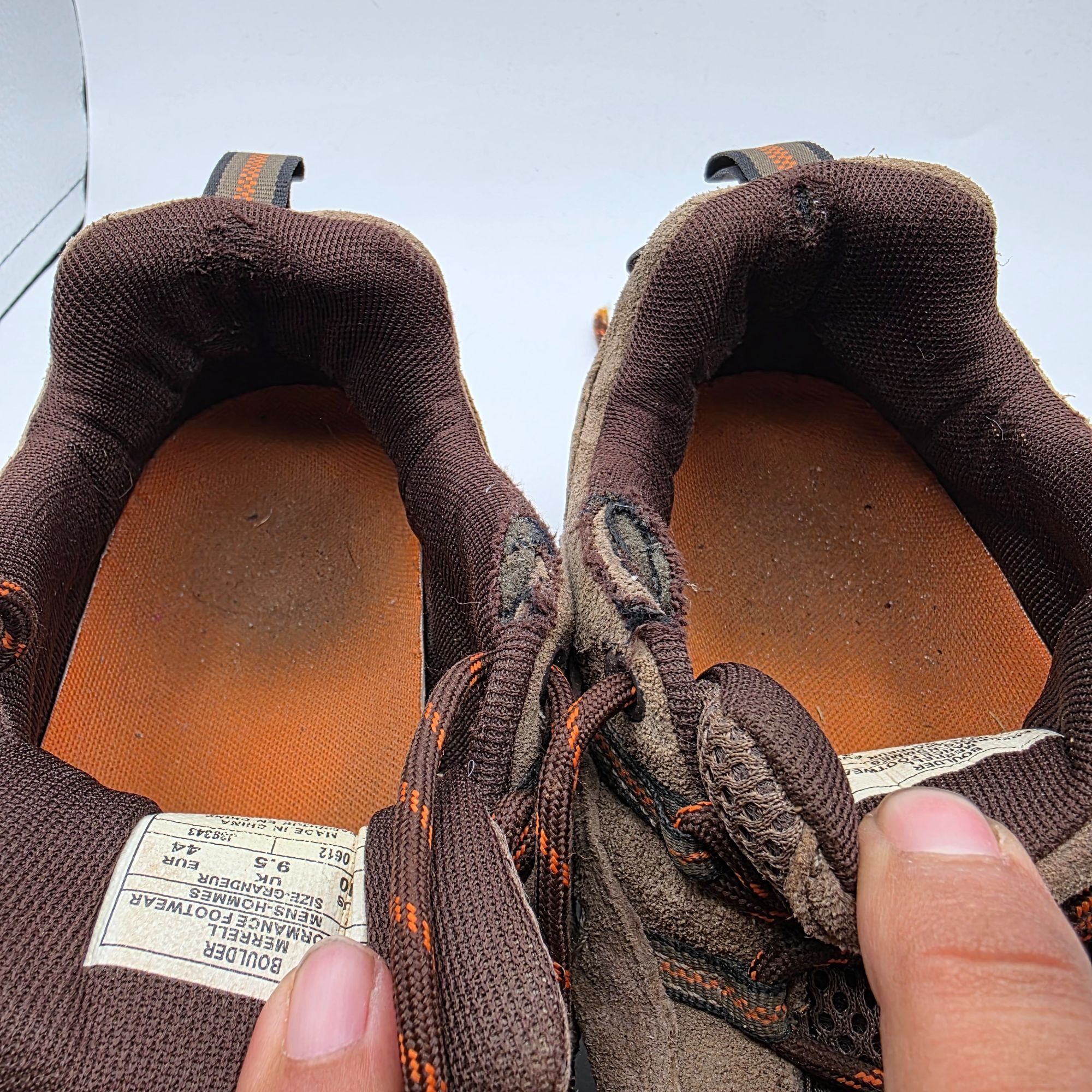 Merrell Merrell Boulder Mens Size 10 Brown Shoes Vibram Soles Campin Size US 10 / EU 43 - 9 Thumbnail