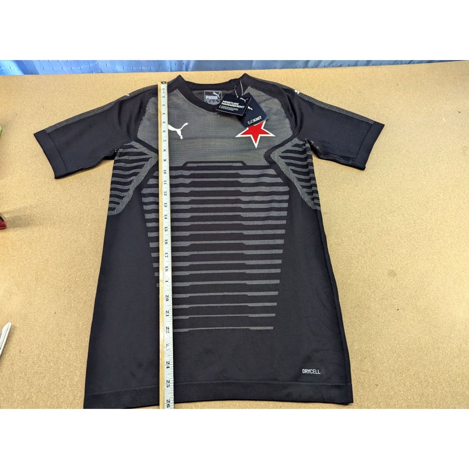 Puma PUMA Slavia Praha 2018-2019 Football Jersey Shirt S Adult Black Evoknit Final Mens Size US S / EU 44-46 / 1 - 3 Thumbnail