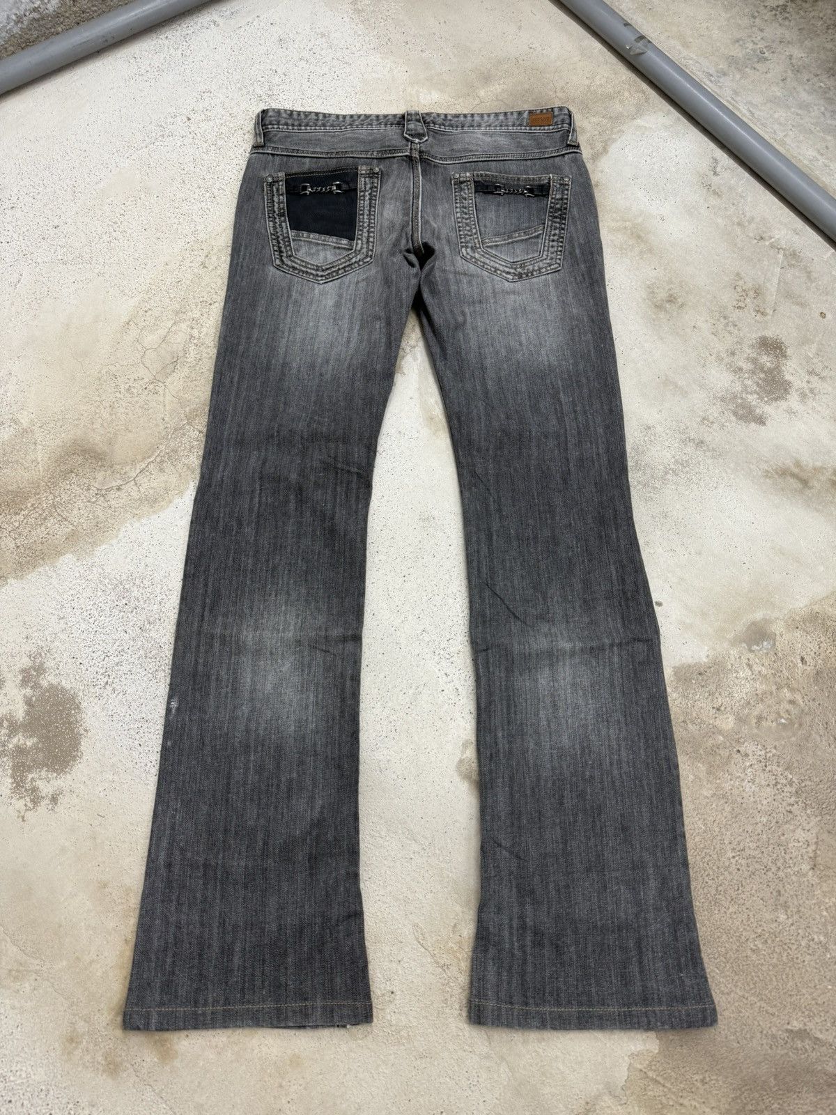 Nicole Club Nicole Club For Men Chain Pocket Whisker Unisex Denim Pants Size US 31 - 9 Thumbnail