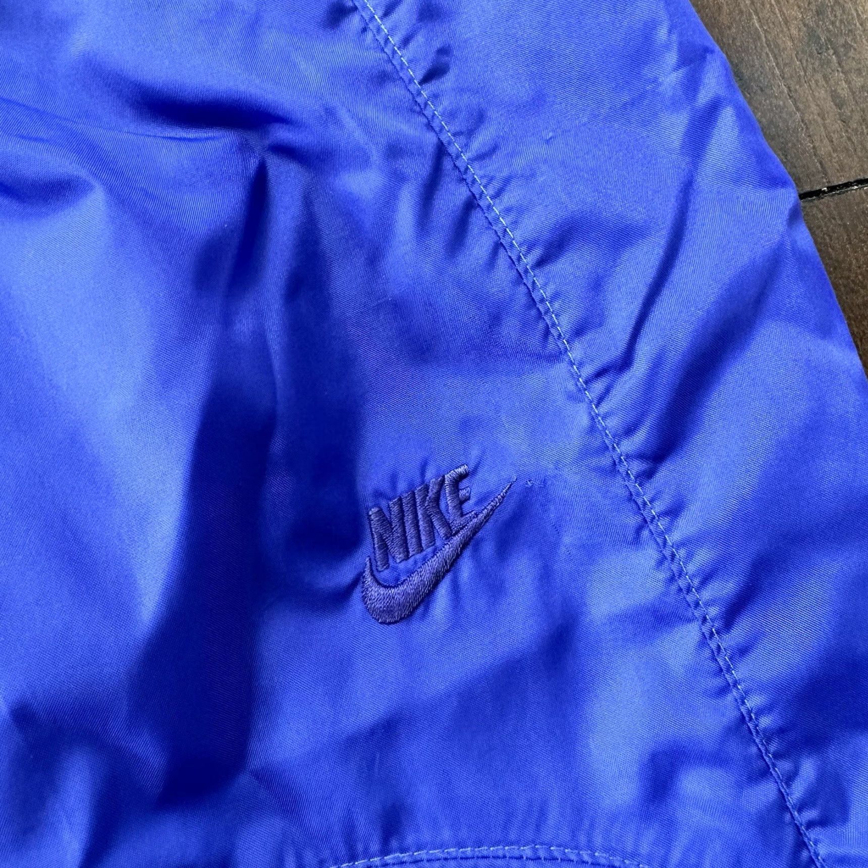 Nike VINTAGE Nike Track Pants 90s Purple L Men Ankle Zip Activewear Size 36" / US 14 / IT 50 - 3 Thumbnail