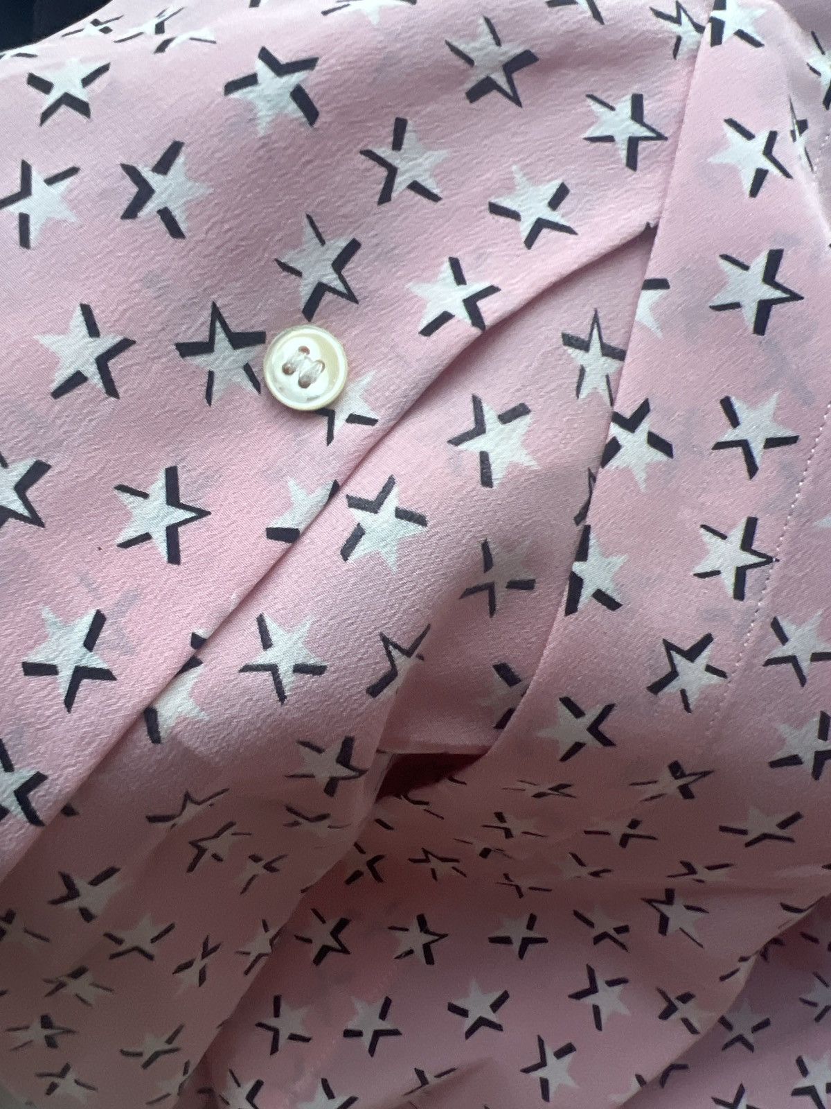 Saint Laurent Paris × Yves Saint Laurent Saint Laurent stars shirt Size US L / EU 52-54 / 3 - 6 Thumbnail