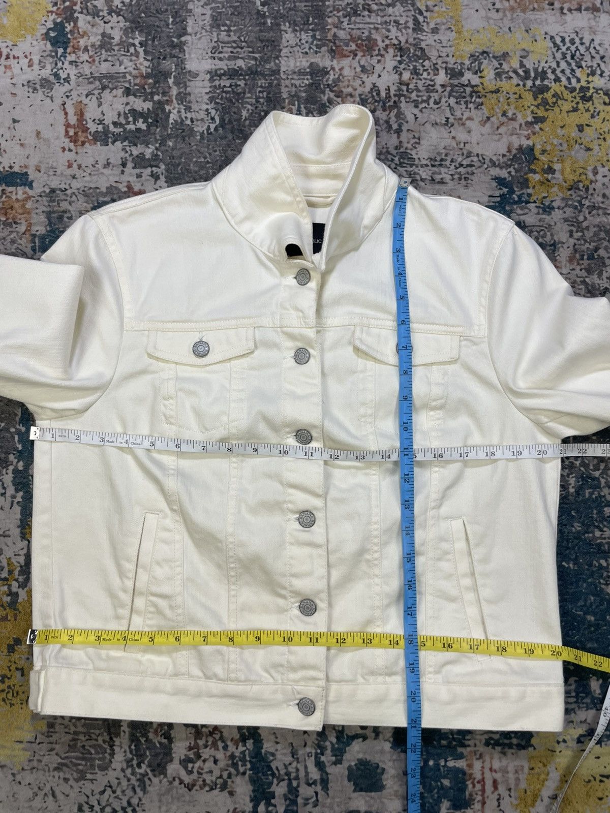 Banana Republic Banana Republic Denim Jacket Size L / US 10 / IT 46 - 9 Thumbnail