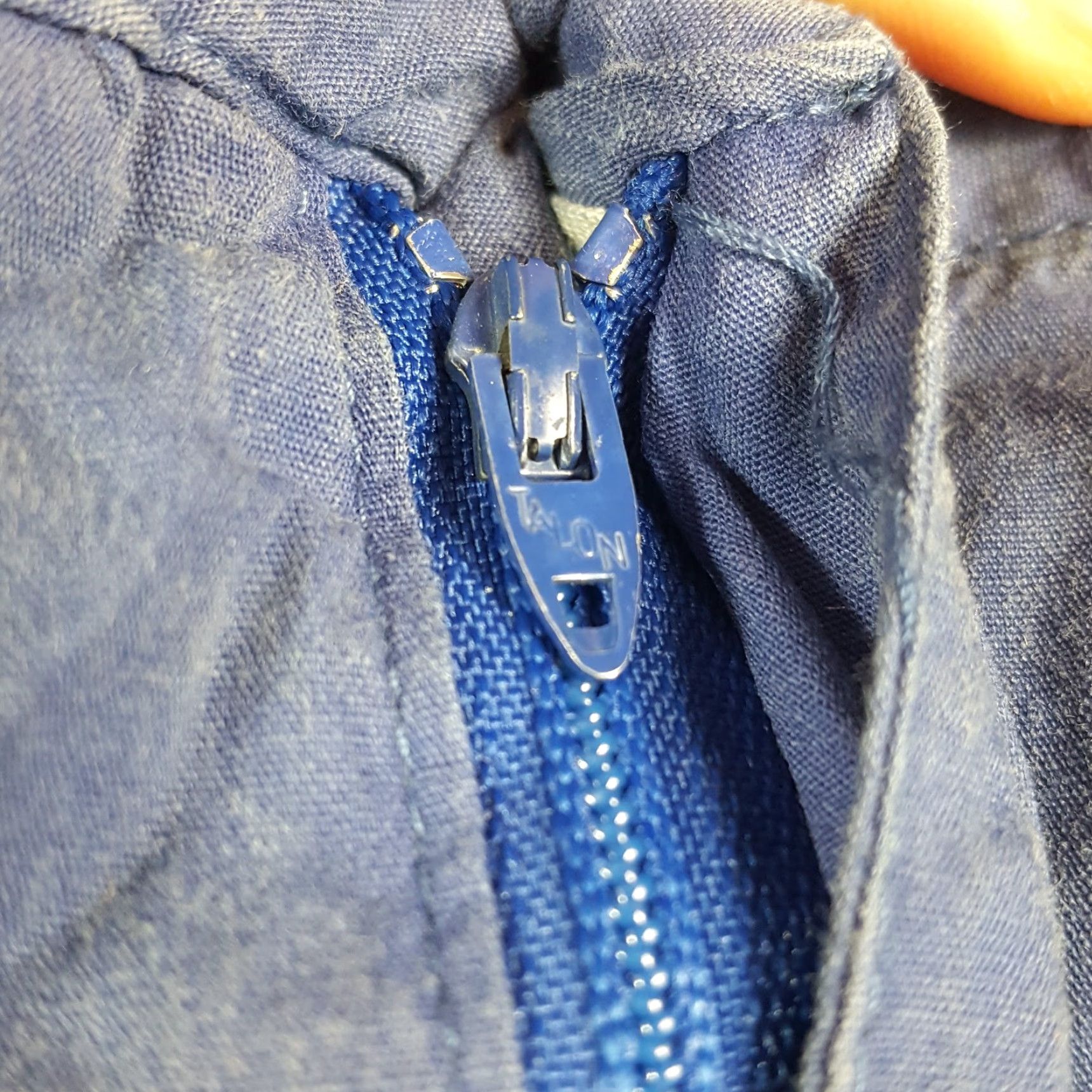 Denime VINTAGE Cetro Republic Denim Skirt Knee Length 10 Women Blue Size 10 Pencil Straight Jeans 90s 00s Y2K Bohemian Retro Size 32" / US 10 / IT 46 - 5 Thumbnail