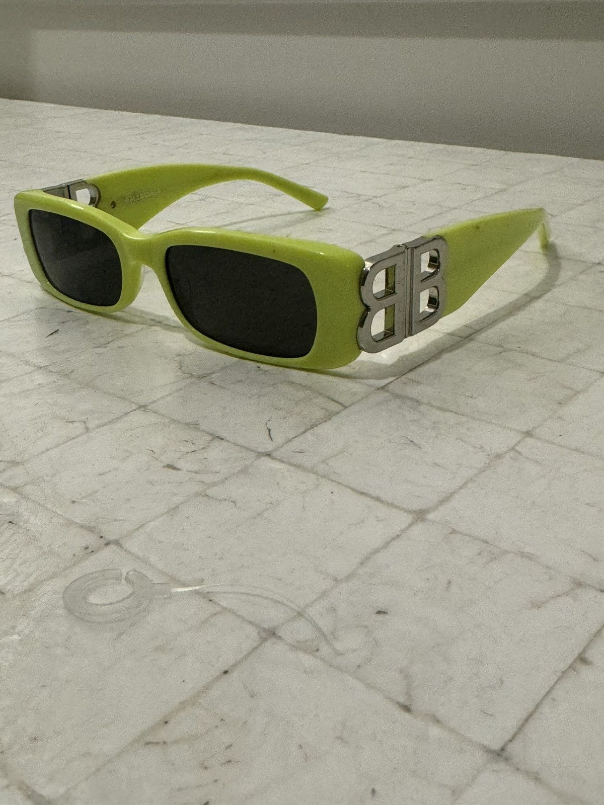 Balenciaga Blending rectangle sunglasses Size ONE SIZE - 2 Thumbnail