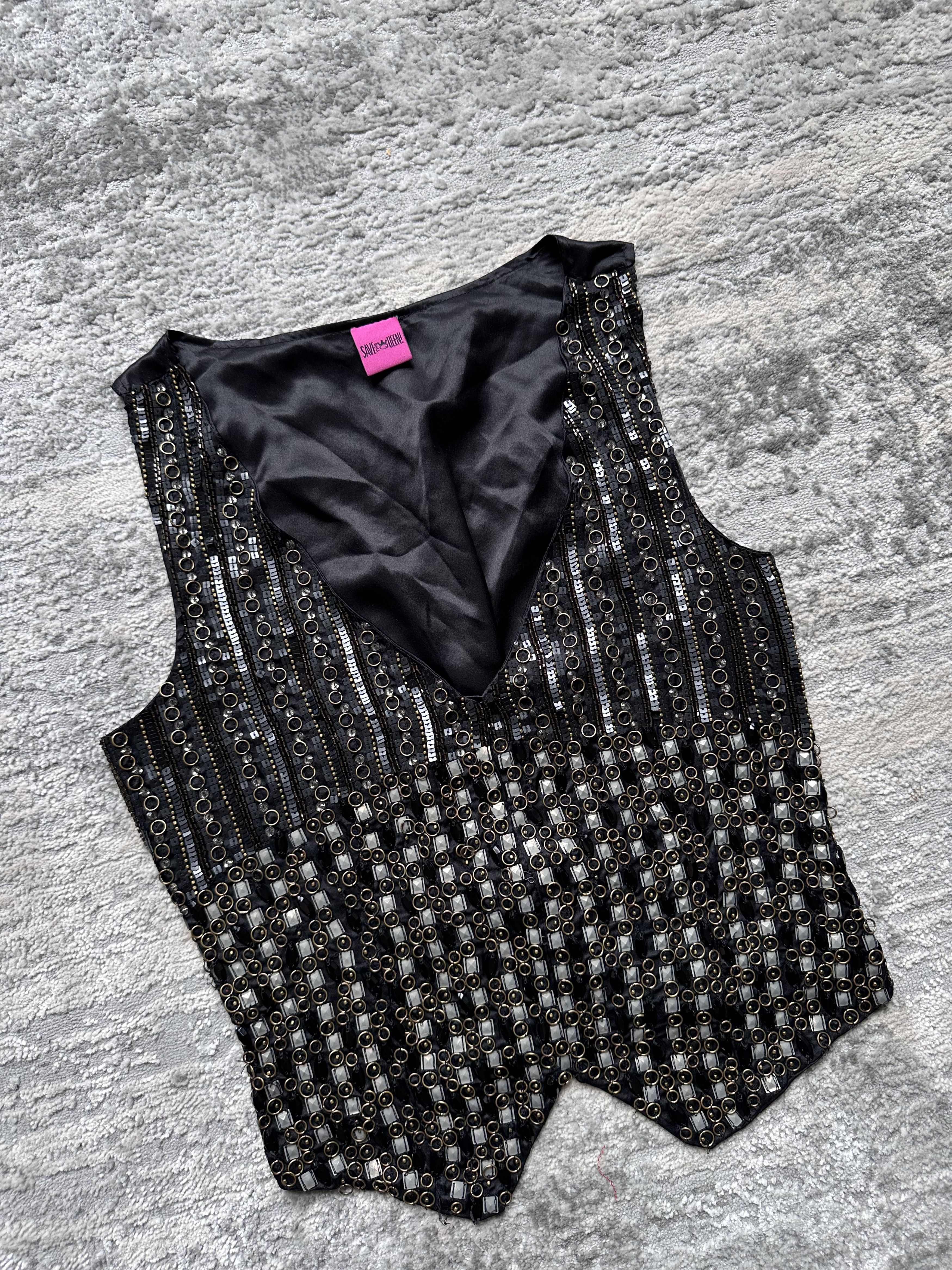 Vintage Save the queen vest Size S / US 4 / IT 40 - 2 Thumbnail