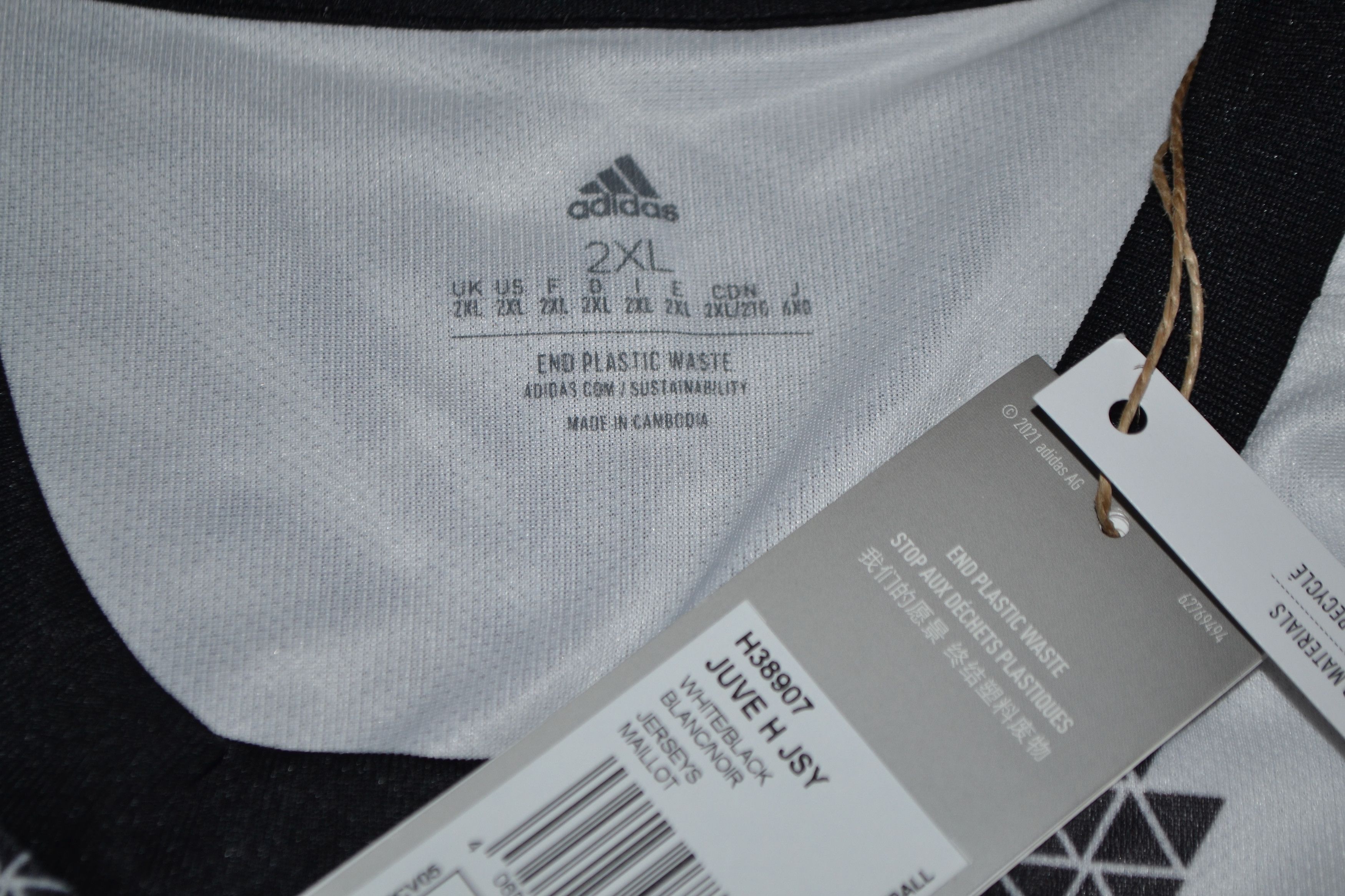 Adidas Juventus Home Kit Shirt 2022 2023 Soccer Jersey Size US XXL / EU 58 / 5 - 3 Thumbnail