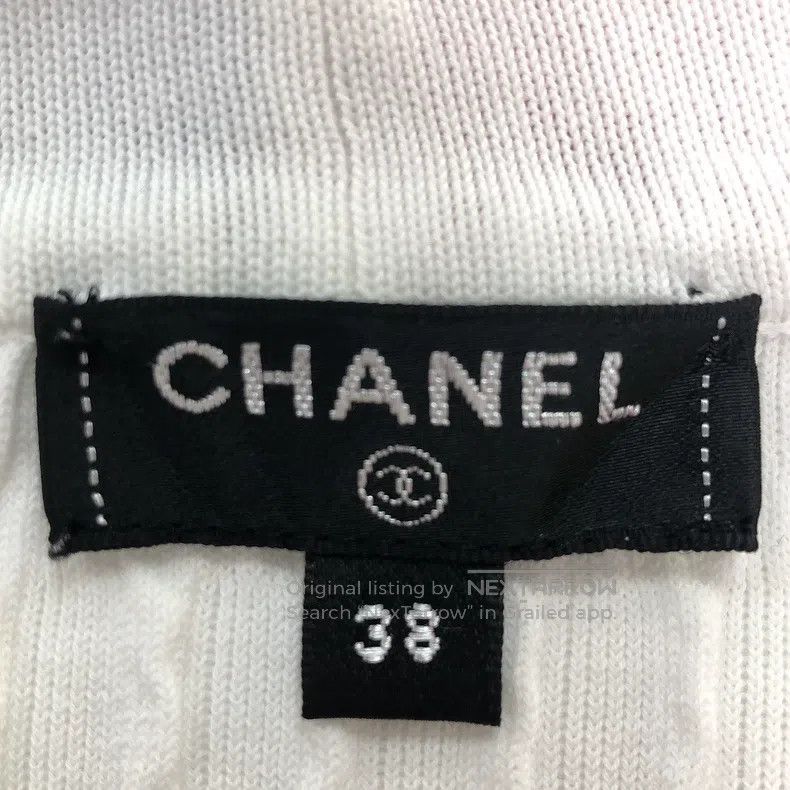 Chanel Chanel 19P two-colour lace knitted cardigan coat Size XS / US 0-2 / IT 36-38 - 6 Thumbnail