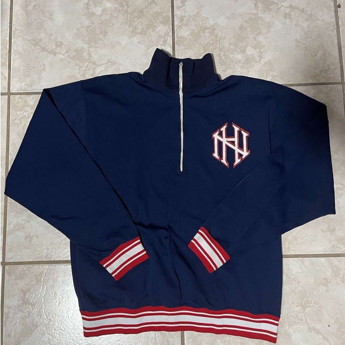 Russell Athletic 1970s Russell Durene N. Hampshire Wrestling Talon Zipper VG Size US XL / EU 56 / 4 - 5 Thumbnail