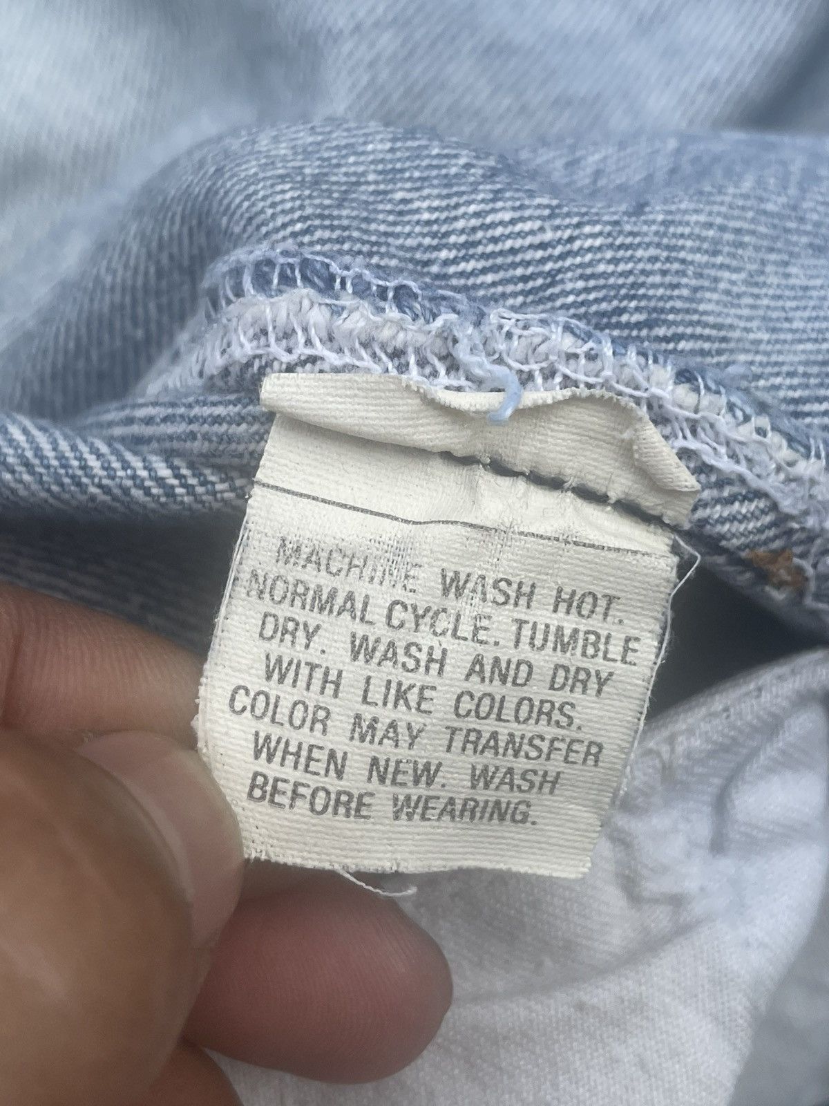 Levi's Vintage 1986 Levis 501 Single R Distresed Size US 38 / EU 54 - 20 Thumbnail