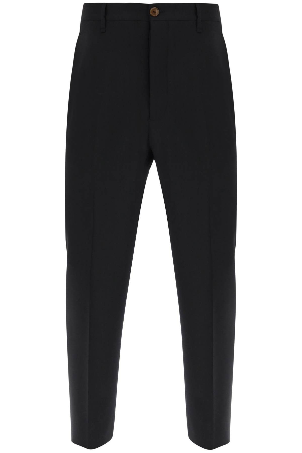 Image of Vivienne Westwood 'cruise' Pants In Lightweight Wool in Nero, Men's (Size 36)