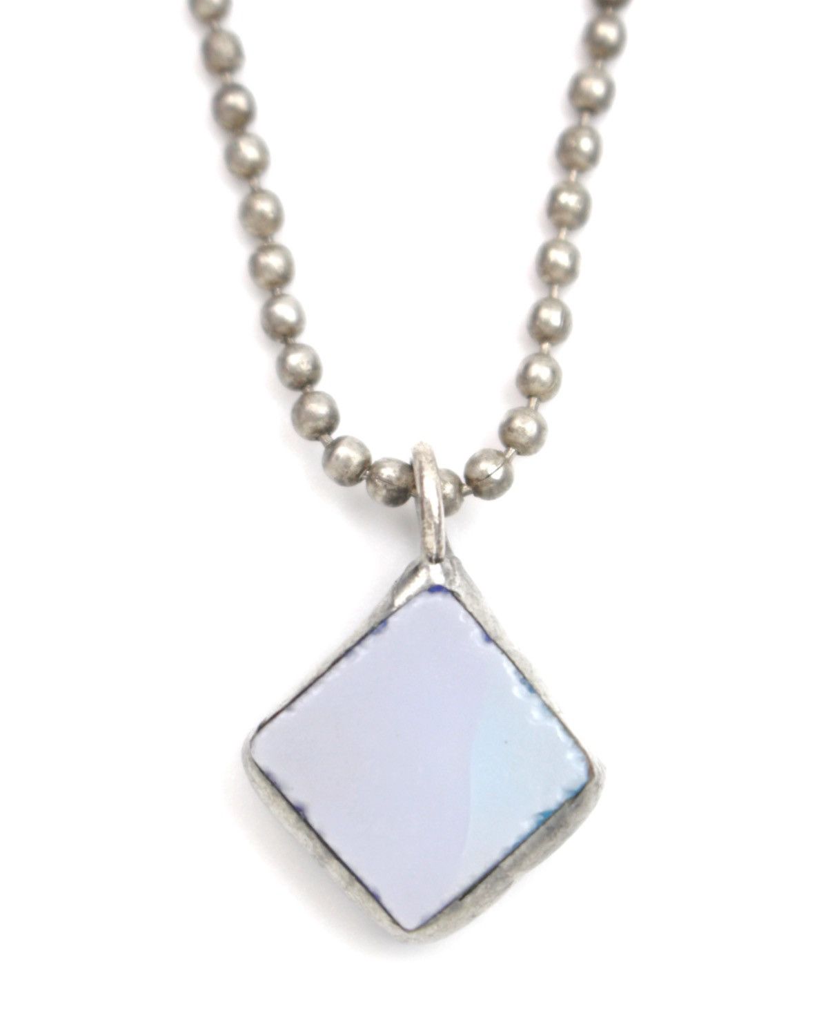 Hysteric Glamour 2000S JAPANESE MADE BLUE MOSAIC DIAMOND PENDANT NECKLACE Size ONE SIZE - 3 Thumbnail