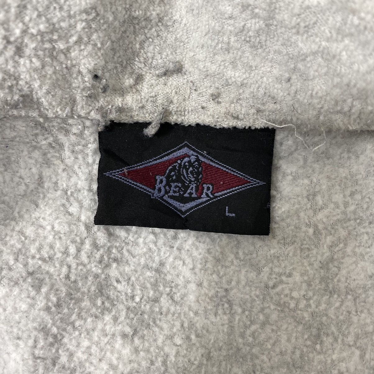 Vintage Vintage 90s BEAR SURF BOARD Half Zipper Sherpa Fleece Grey Size US L / EU 52-54 / 3 - 5 Thumbnail