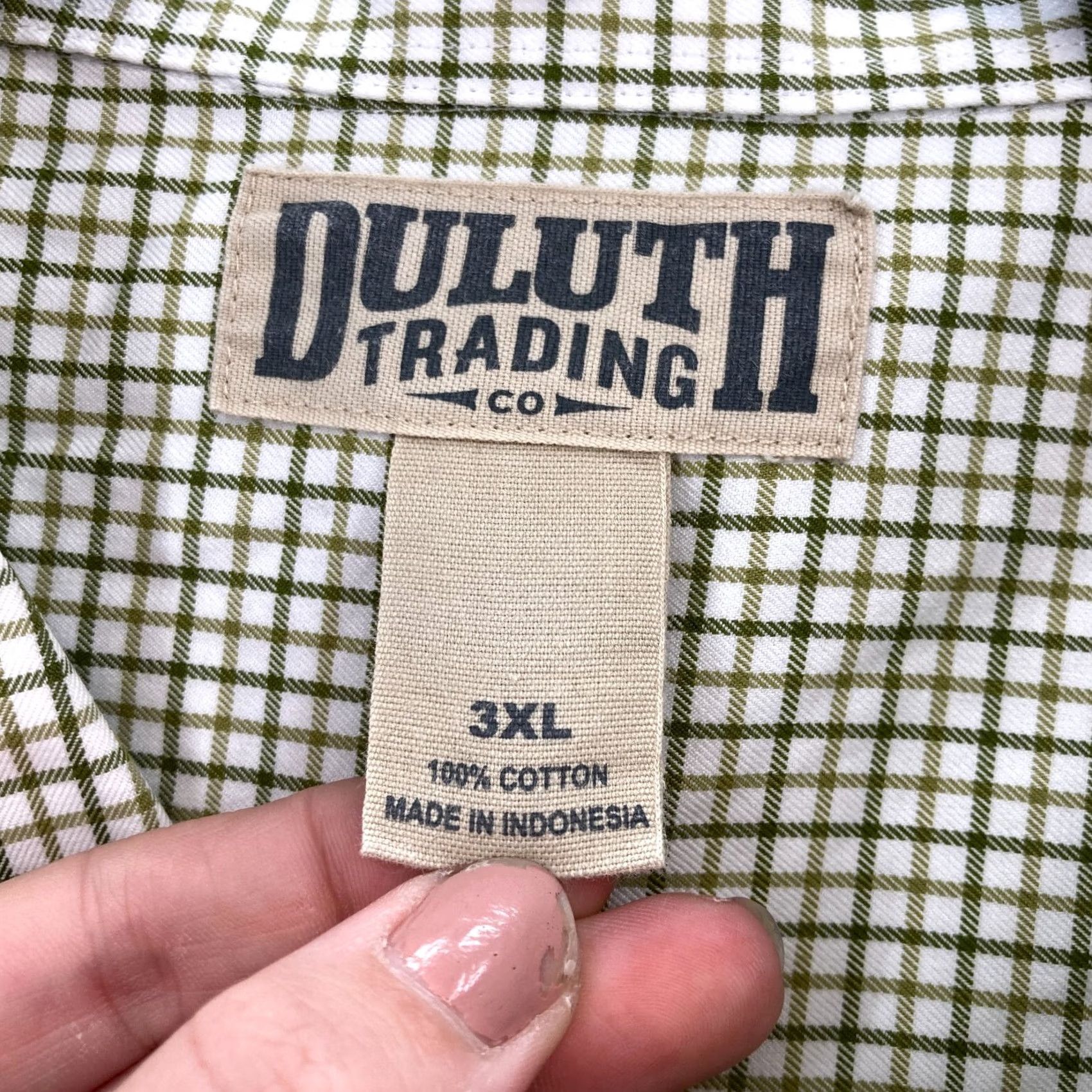 Vintage Duluth Wrinklefighter Relaxed Fit Long Sleeve Shirt 3XL Green Check Button Down Shirt Mens Regular 3XL Green Check Duluth Wrinklefighter Size US XXL / EU 58 / 5 - 4 Thumbnail