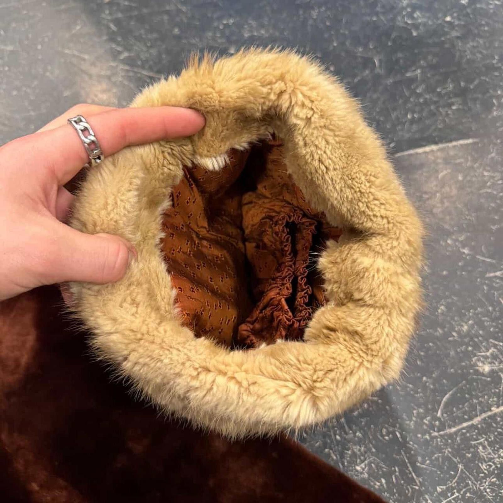 Other Vintage 1960s New York Furs Sheared Beaver Fur Coat Size L / US 10 / IT 46 - 3 Thumbnail