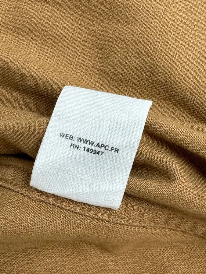 A.P.C. A.P.C. Camel Cotton Shirt Jacket Cargo Pockets Size US M / EU 48-50 / 2 - 11 Thumbnail