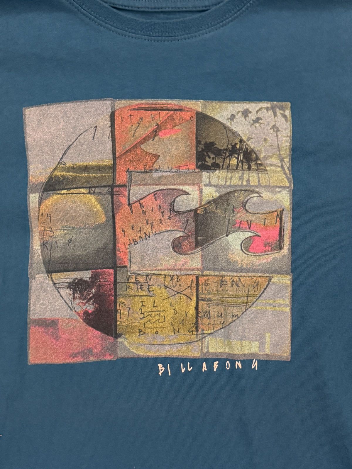 Billabong Blue Billabong Graphic Tee Size US M / EU 48-50 / 2 - 2 Thumbnail