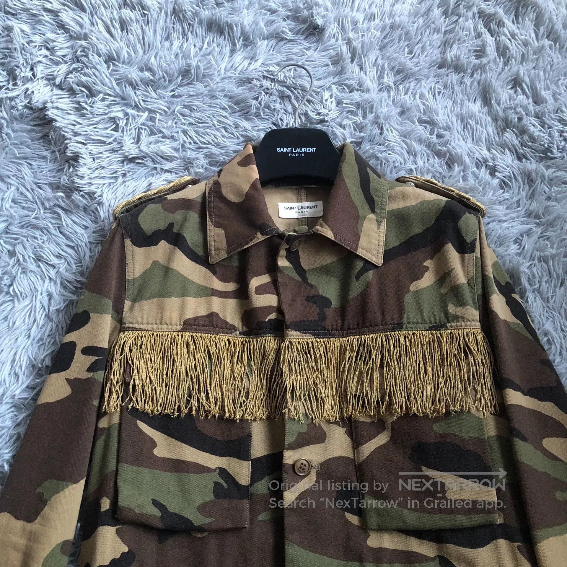 Saint Laurent Paris Saint Laurent SLP 15SS Camo Jacket. Size US S / EU 44-46 / 1 - 2 Thumbnail