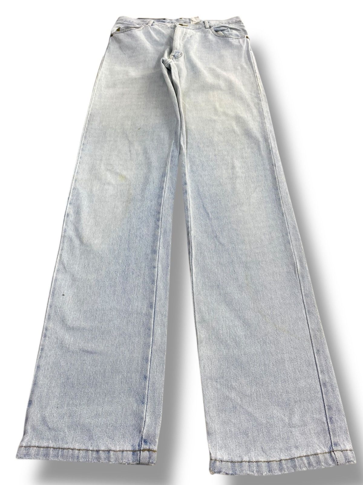 Armani Armani Light Blue Wash Style Loose Jeans Size US 33 - 1 Thumbnail