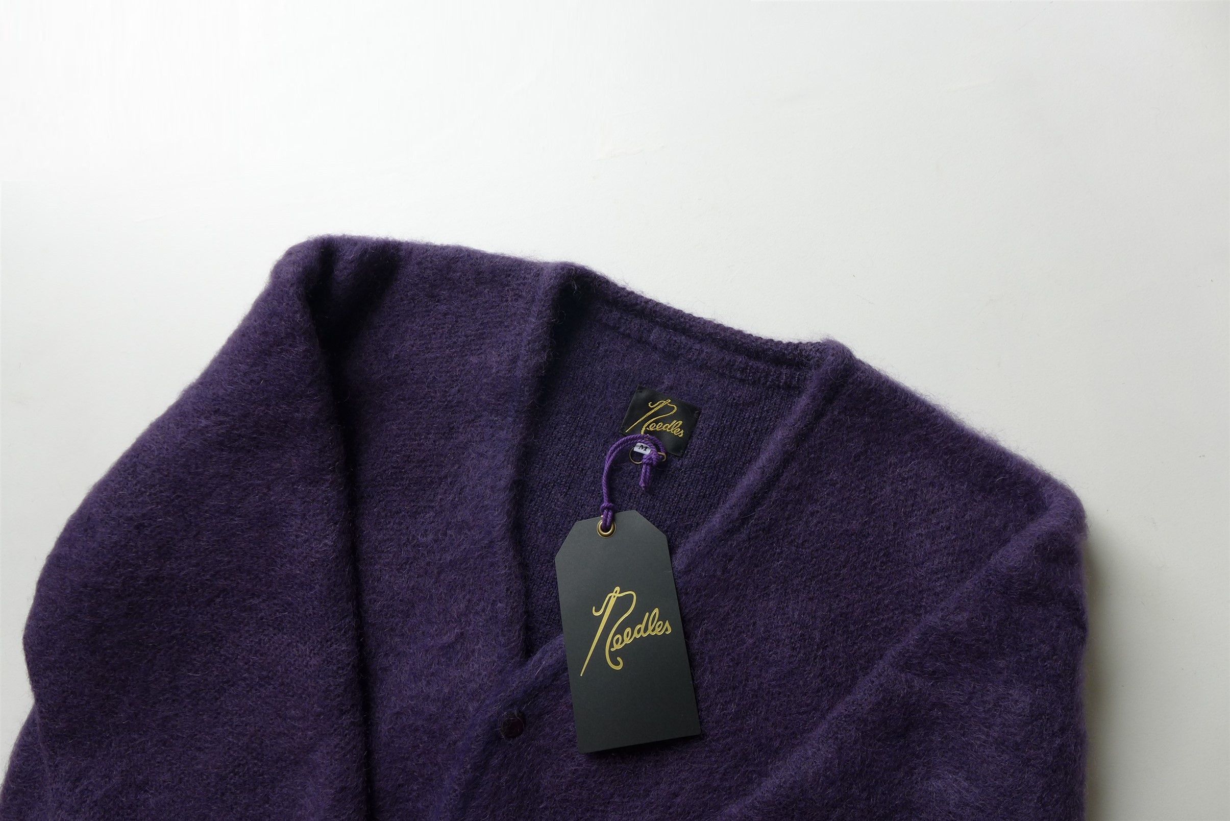 Needles Needles Purple Mohair Cardigan Size US M / EU 48-50 / 2 - 9 Thumbnail