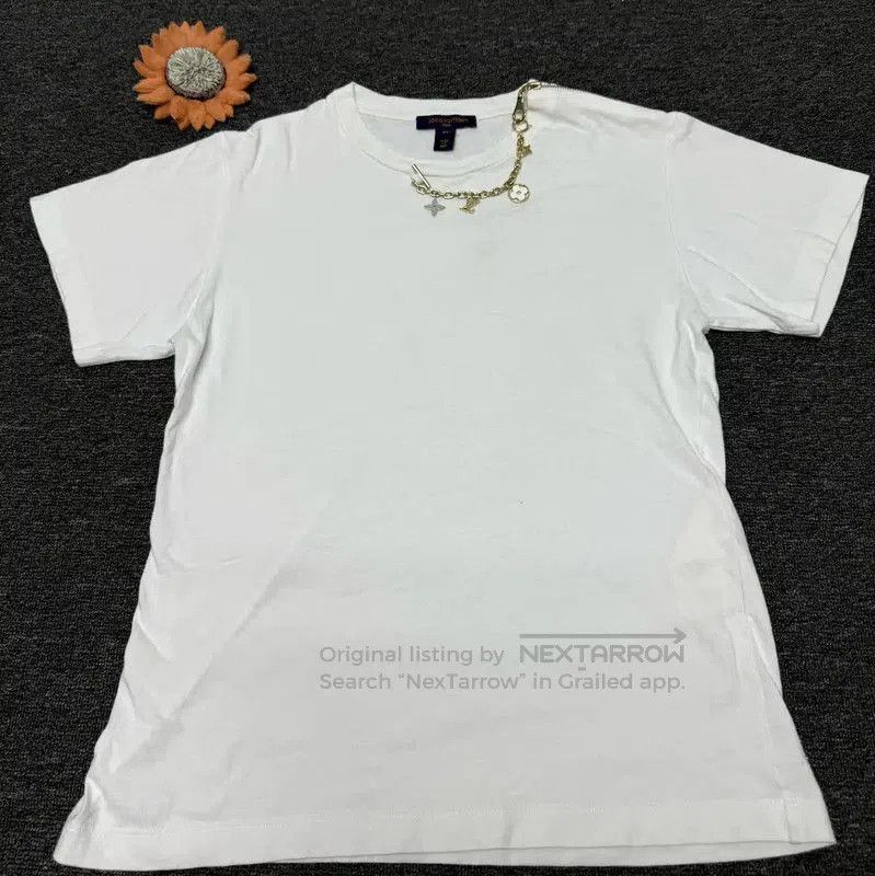 Louis Vuitton Louis Vuitton Women's White Cotton T. Size S / US 4 / IT 40 - 1 Thumbnail