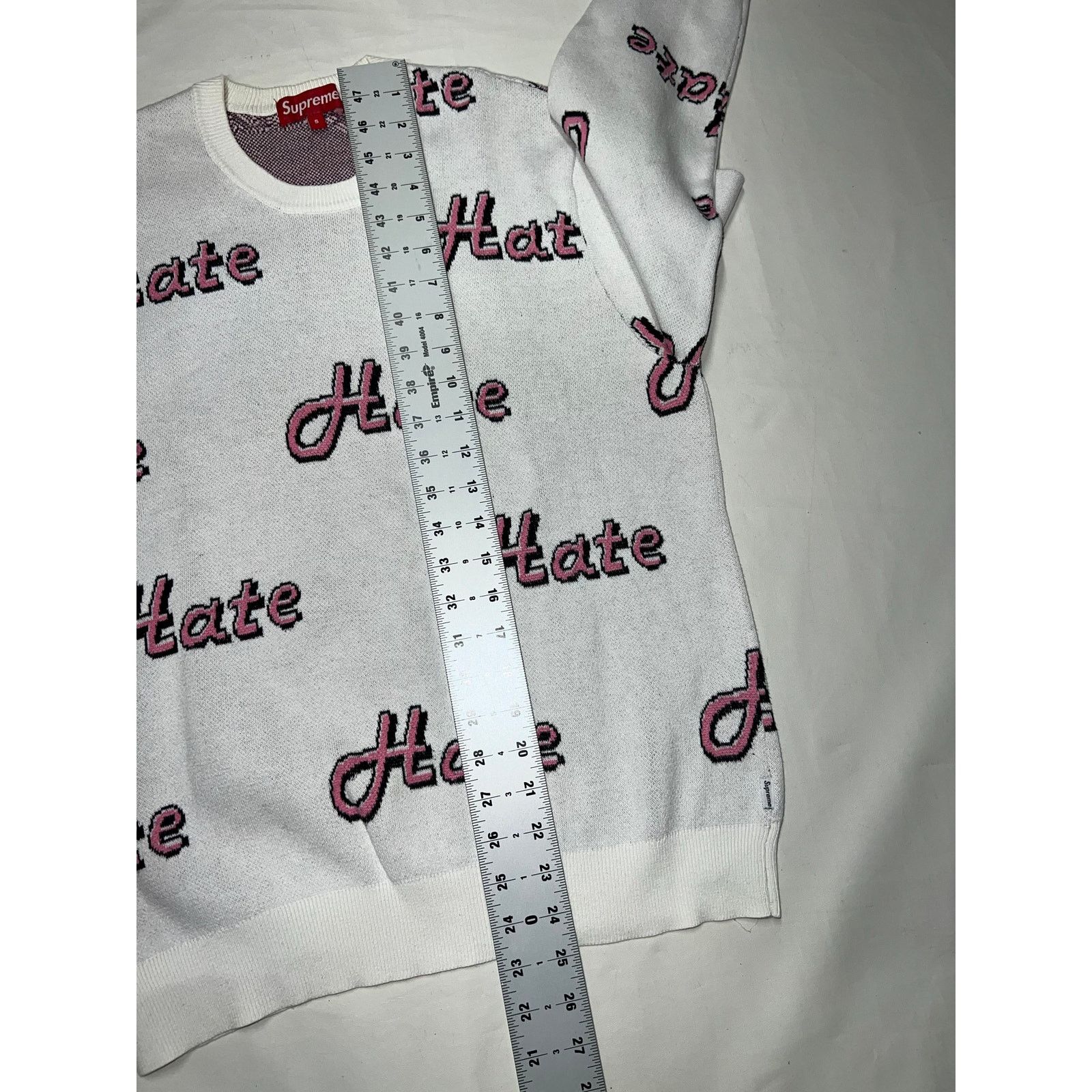 Supreme Supreme FW13 Hate Sweater Size US S / EU 44-46 / 1 - 4 Thumbnail