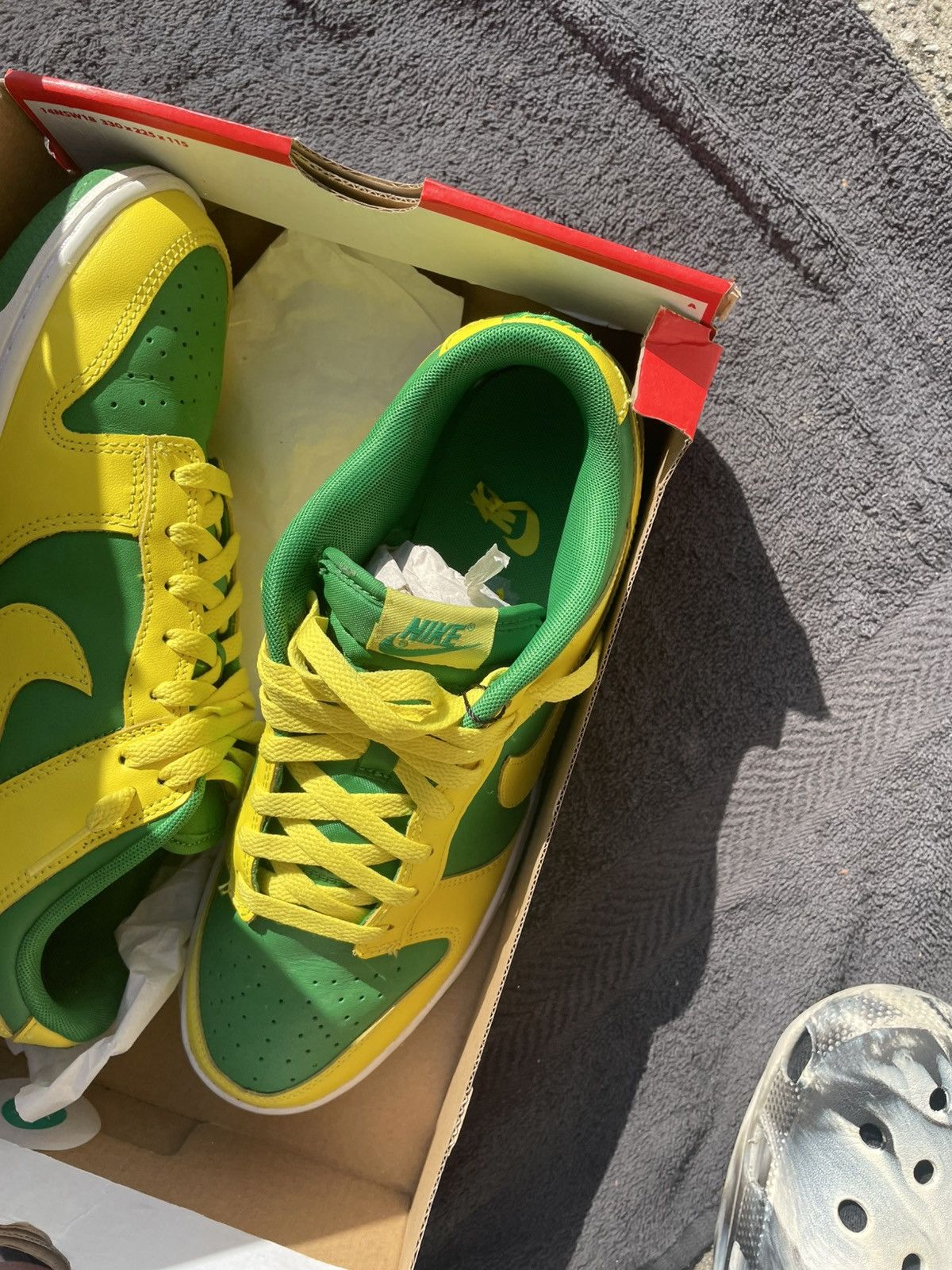 Nike Low Nike Dunks “Reverse Brazil” Size US 11 / EU 44 - 5 Thumbnail
