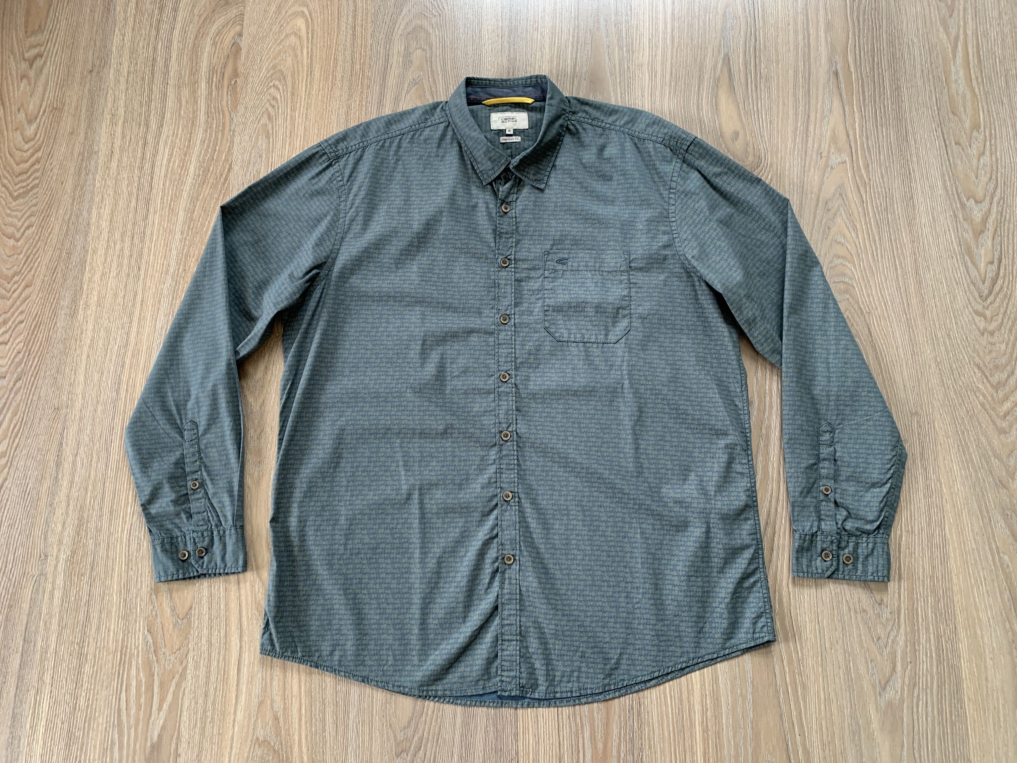 Vintage × camel active Camel Active Regulat Fit Cotton Button Up Shirt Size US XL / EU 56 / 4 - 2 Thumbnail