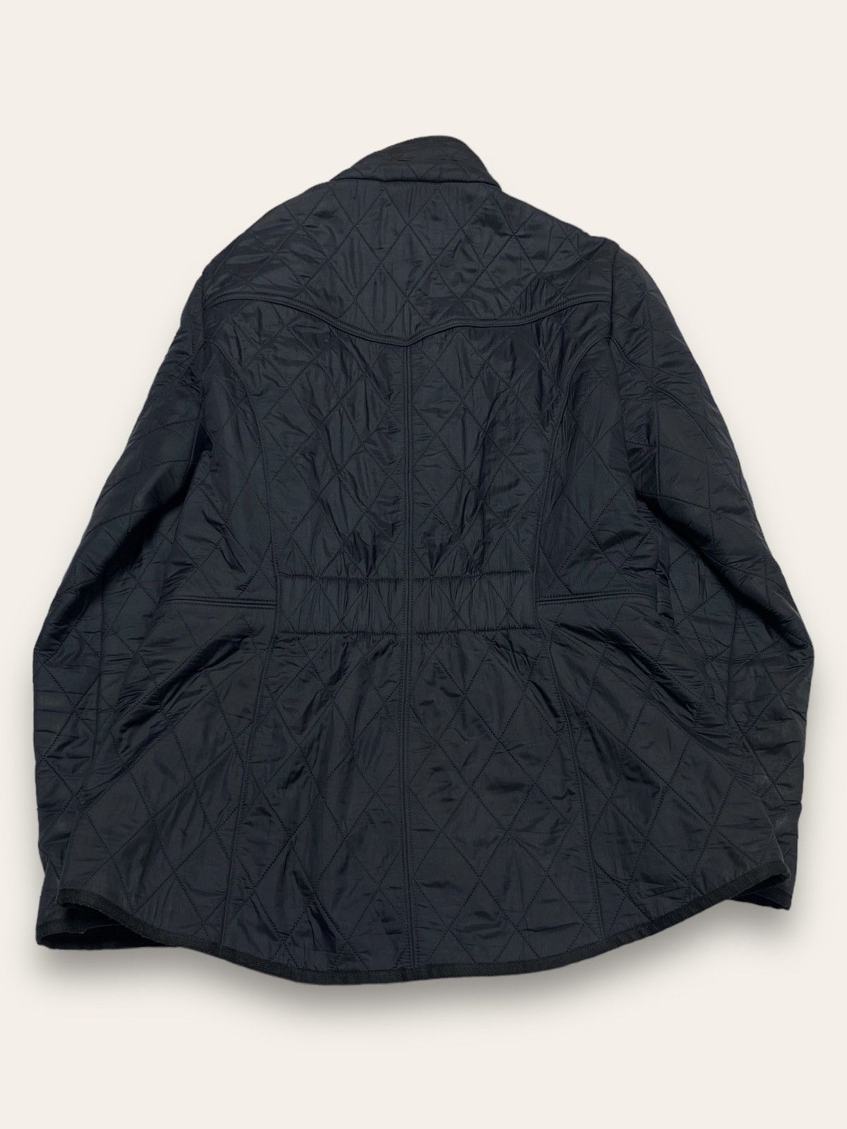Barbour Vintage BARBOUR Quilted Navy Jacket Hunting Warm Size M / US 6-8 / IT 42-44 - 8 Thumbnail