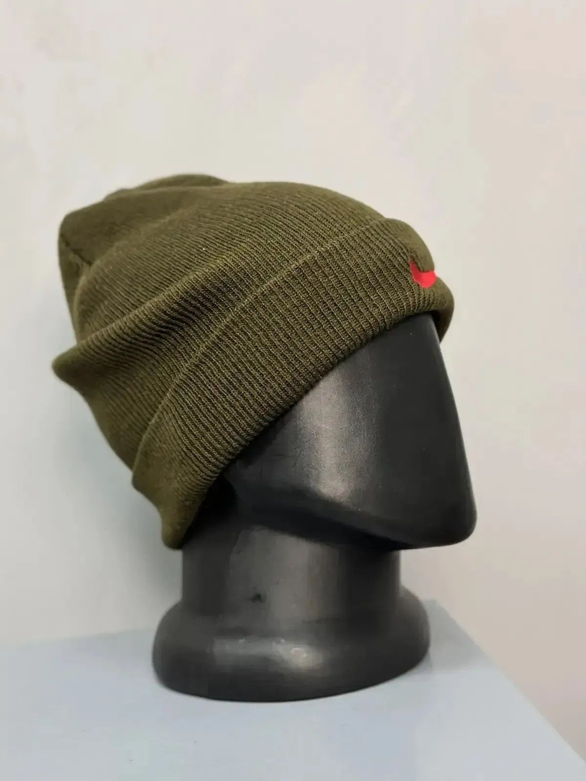 Japanese Brand × Nike Vintage Rare nike Knitted REVERSIBLE HAT/SCARF Y2K Size ONE SIZE - 4 Thumbnail