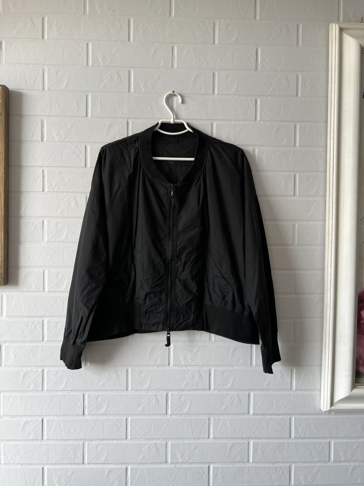 Rundholz Rundholz Lightweight Bomber Jacket Cotton Blend Black Size L Size L / US 10 / IT 46 - 4 Thumbnail