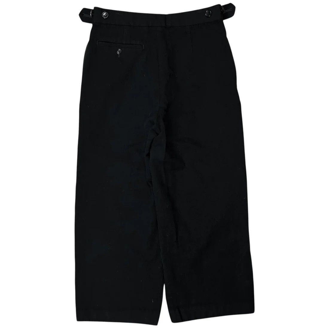 Comme des Garcons Comme des Garcons Tricot Cropped Waist Tab Wool Trousers Size US 31 - 3 Thumbnail
