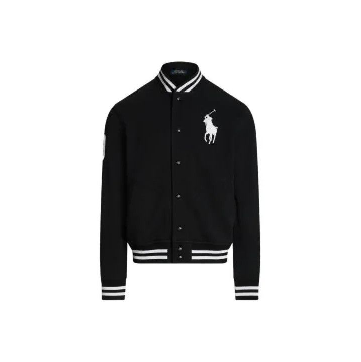 Polo Ralph Lauren Polo Ralph Lauren Striped Logo Baseball Collar Jacket Size US XL / EU 56 / 4 - 1 Thumbnail