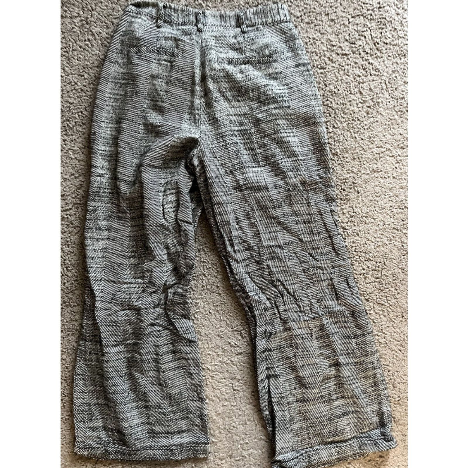 Urban Outfitters URBAN OUTFITTERS High Rise Cropped Trouser Pants Women’s Small Grey Size 28" / US 6 / IT 42 - 3 Thumbnail
