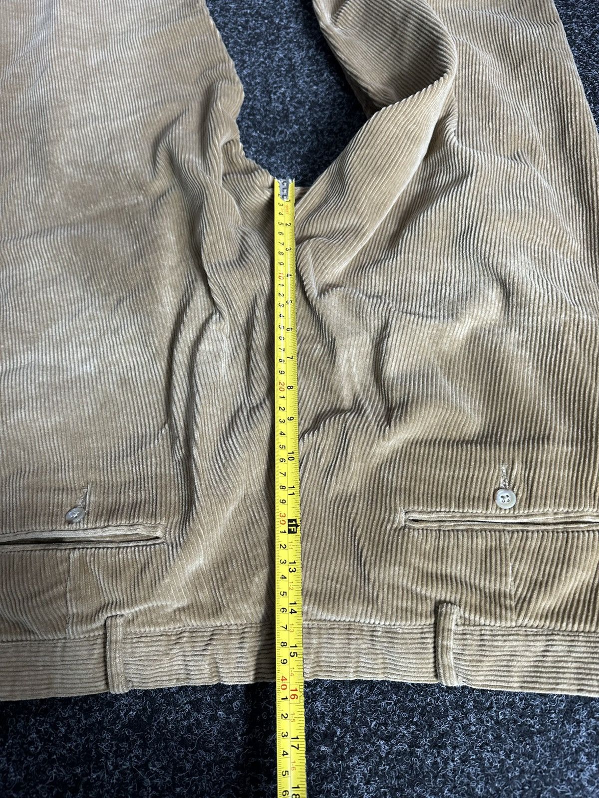 Polo Ralph Lauren × Vintage 🚨Vintage Velvet Corduroy Polo Ralph Lauren Baggy Pants Size US 36 / EU 52 - 20 Thumbnail