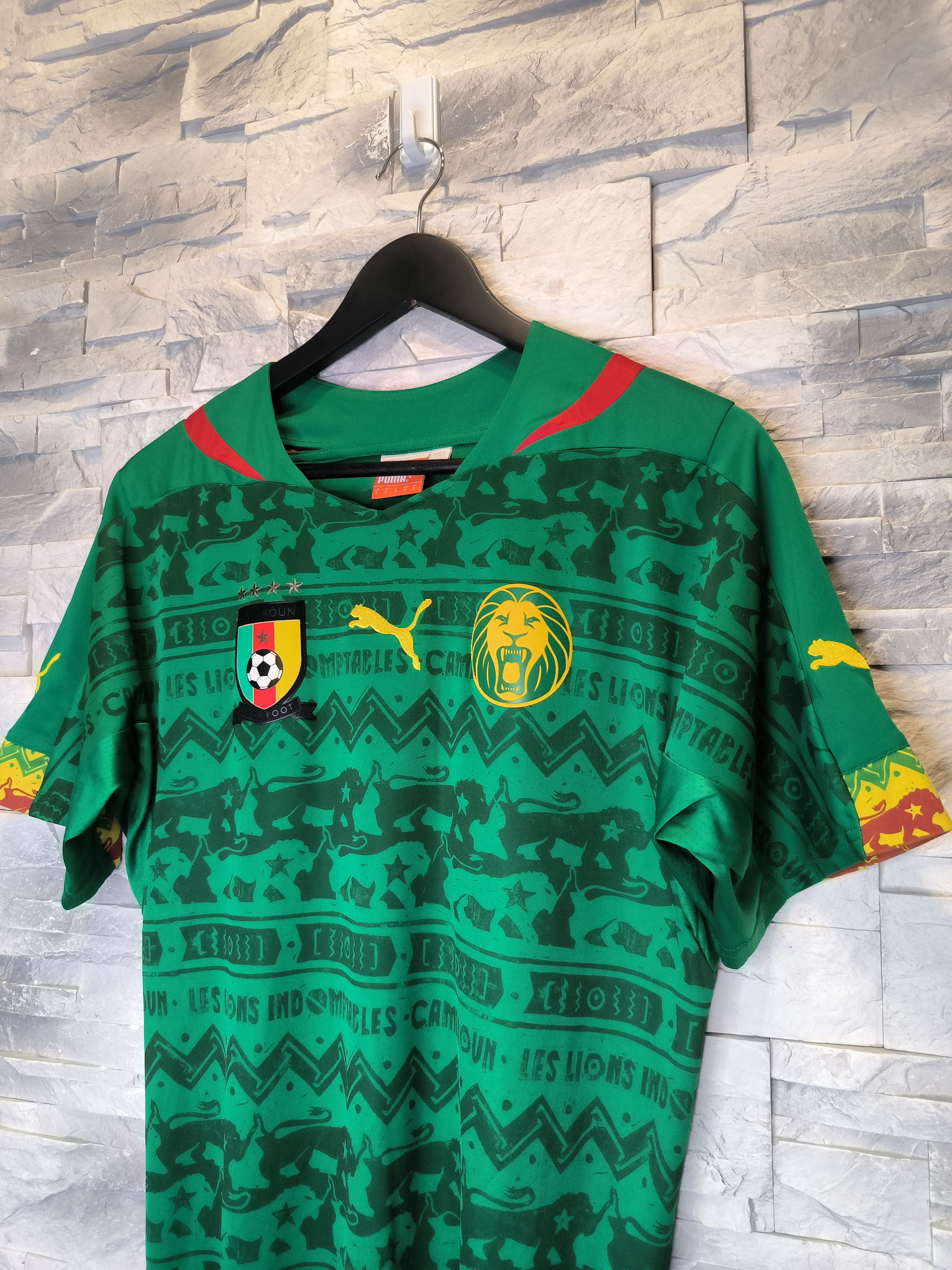 Puma Puma Cameroon Jersey 2014/2015 Football Shirt Size US S / EU 44-46 / 1 - 2 Thumbnail