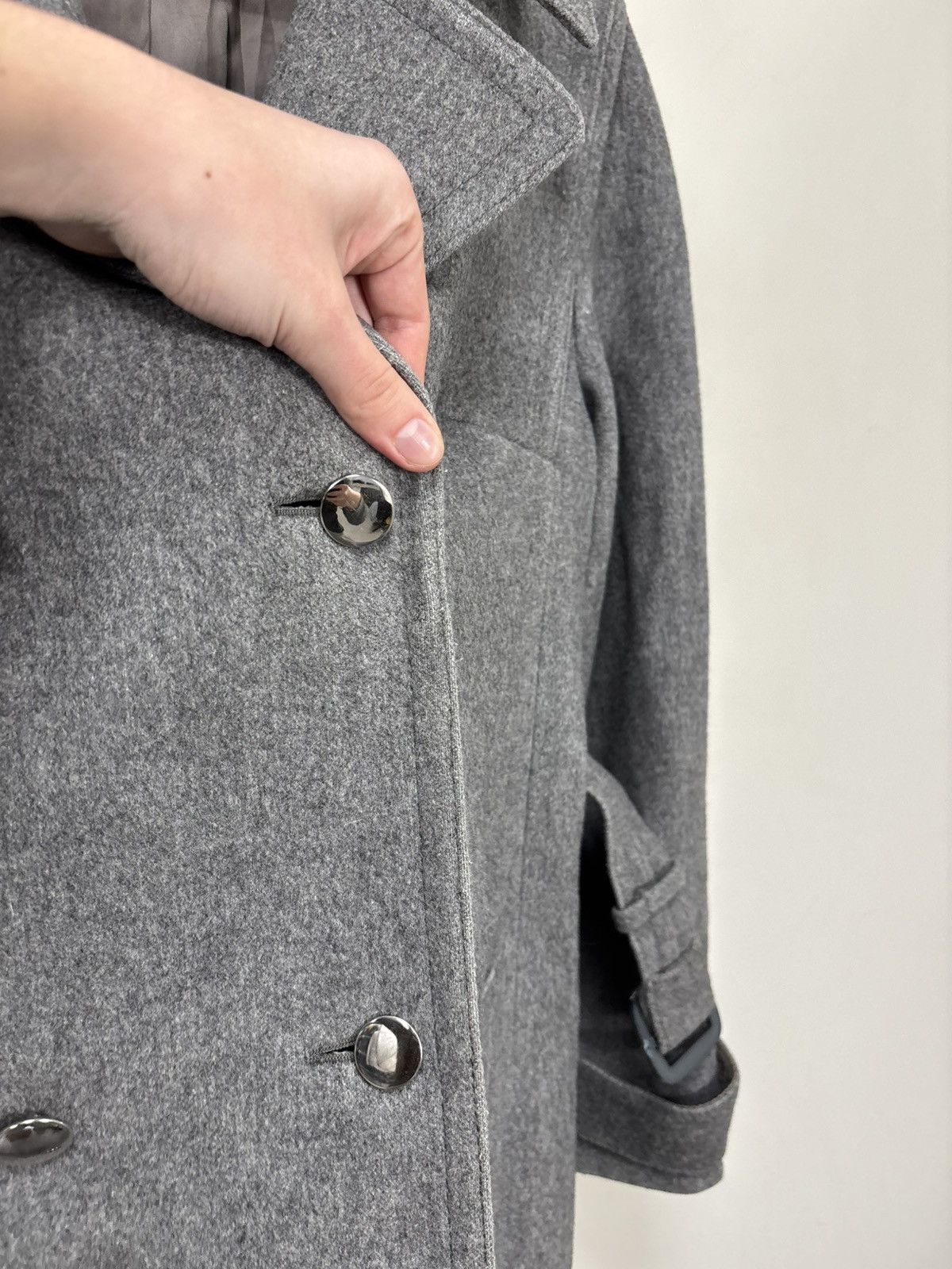 Other Vintage Steinbock Himalaya Women’s Double Breasted Wool Coat Size M / US 6-8 / IT 42-44 - 9 Thumbnail