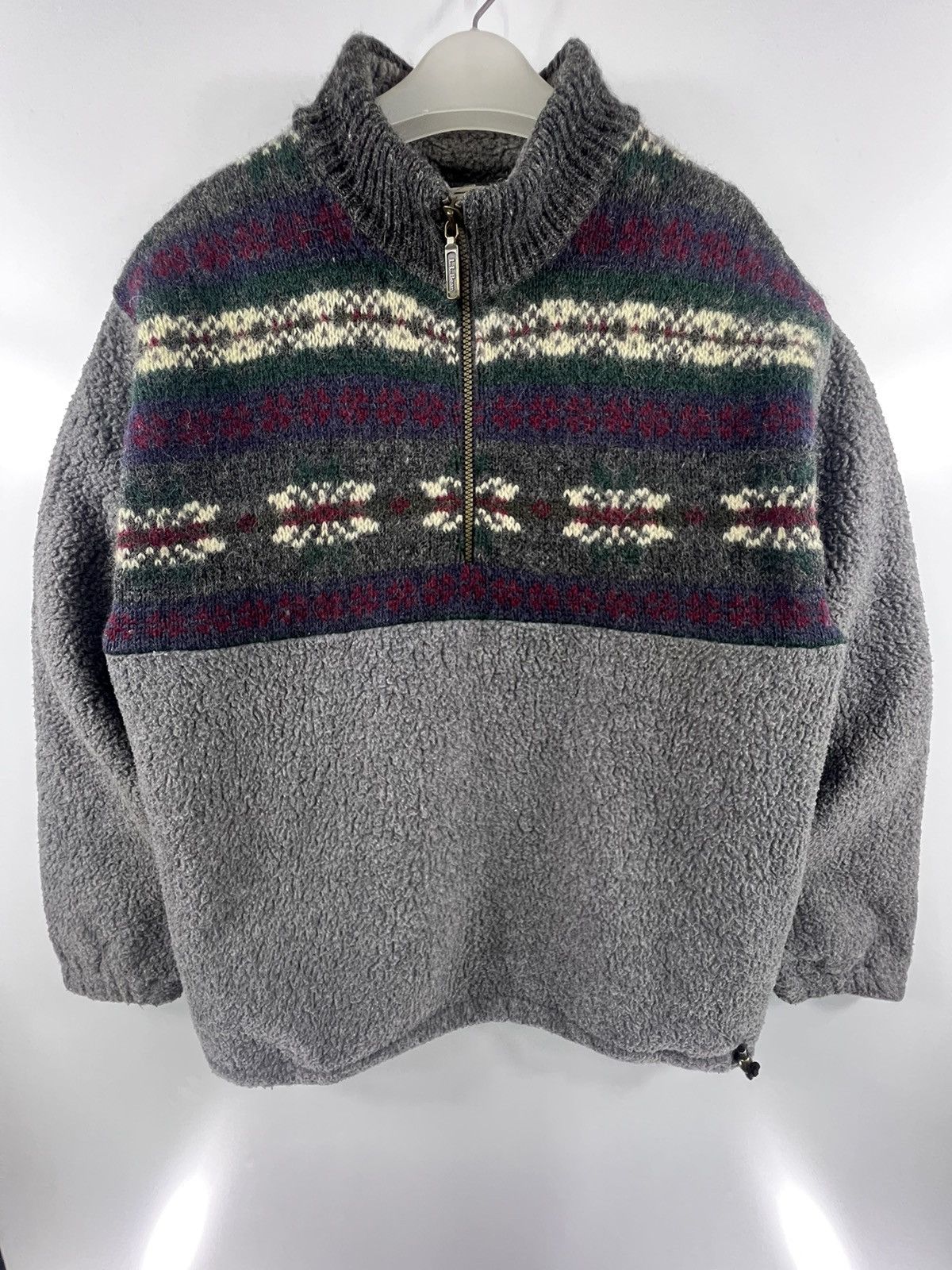 L.L. Bean Vintage L.L Bean fleece outdoor chimayo design Size US M / EU 48-50 / 2 - 4 Thumbnail